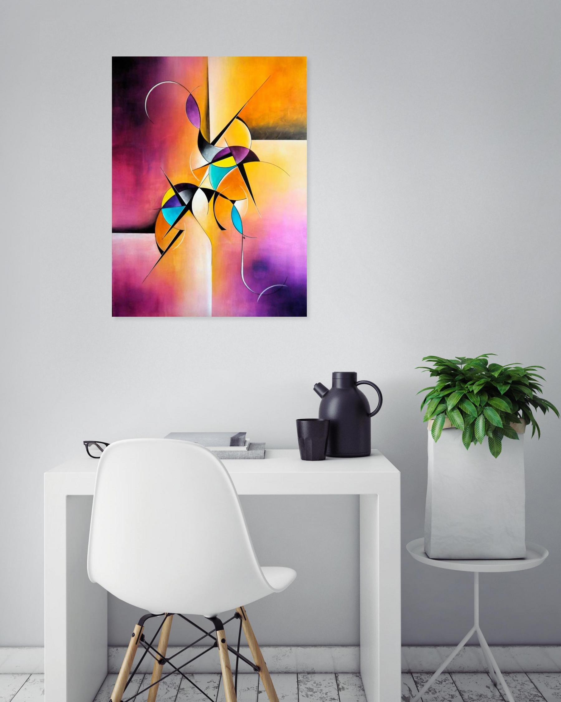 Valérie Lamarre, la servitude du pouvoir, painting - Artalistic online contemporary art buying and selling gallery