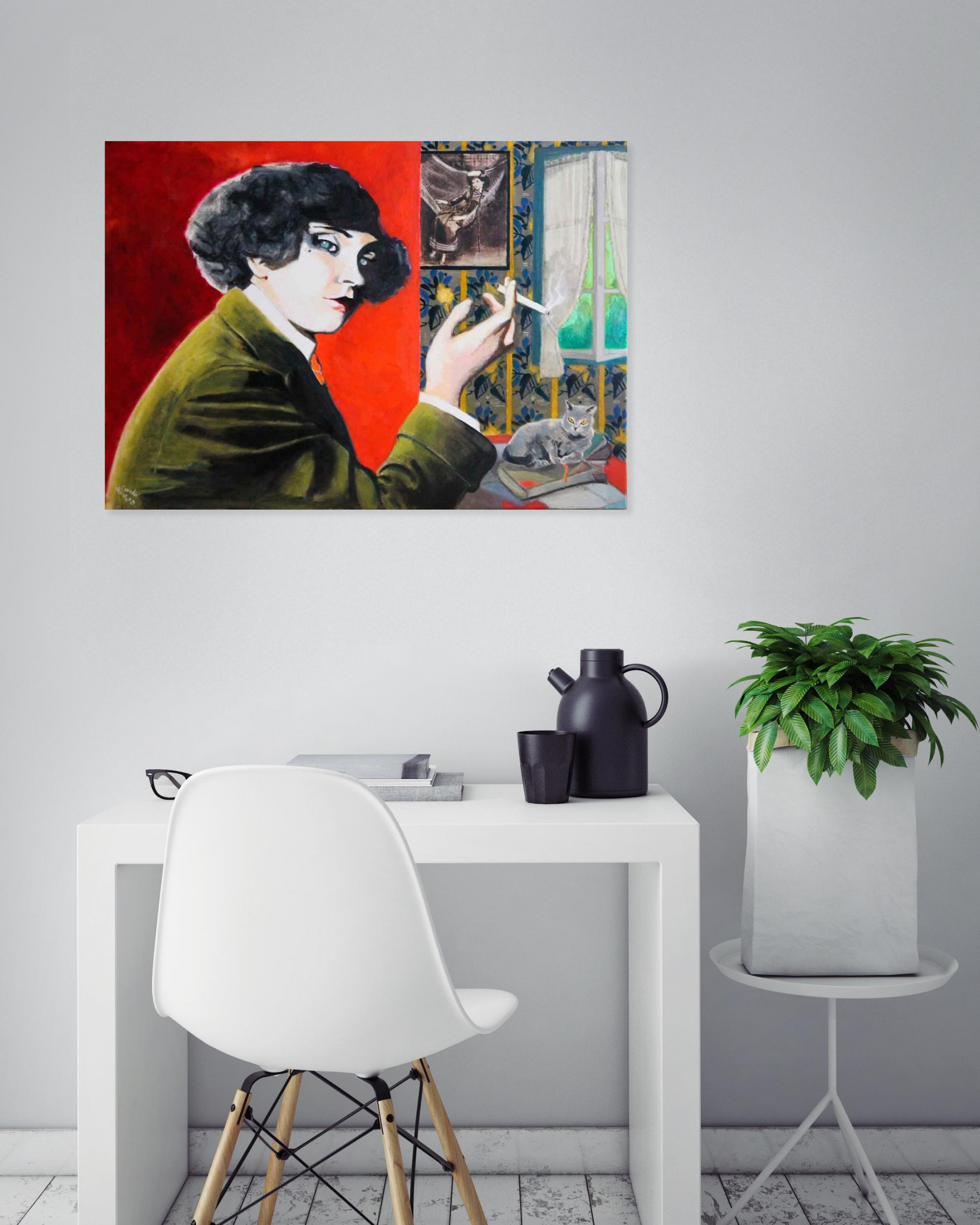 R.Cavalié, Colette, painting - Artalistic online contemporary art buying and selling gallery