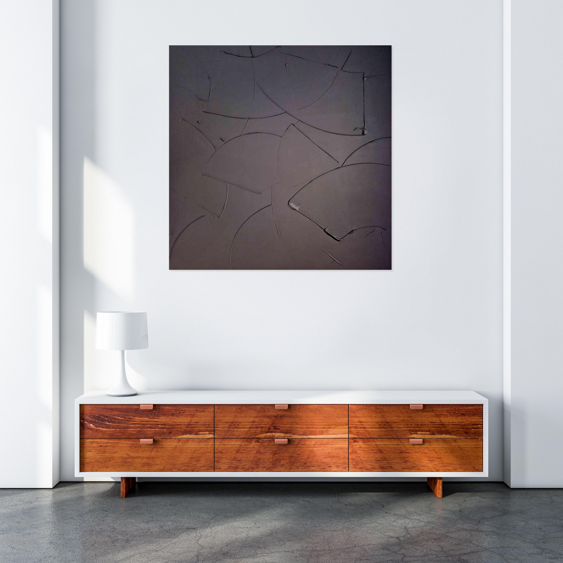 Sandrine Hartmann, Monochrome noir, painting - Artalistic online contemporary art buying and selling gallery