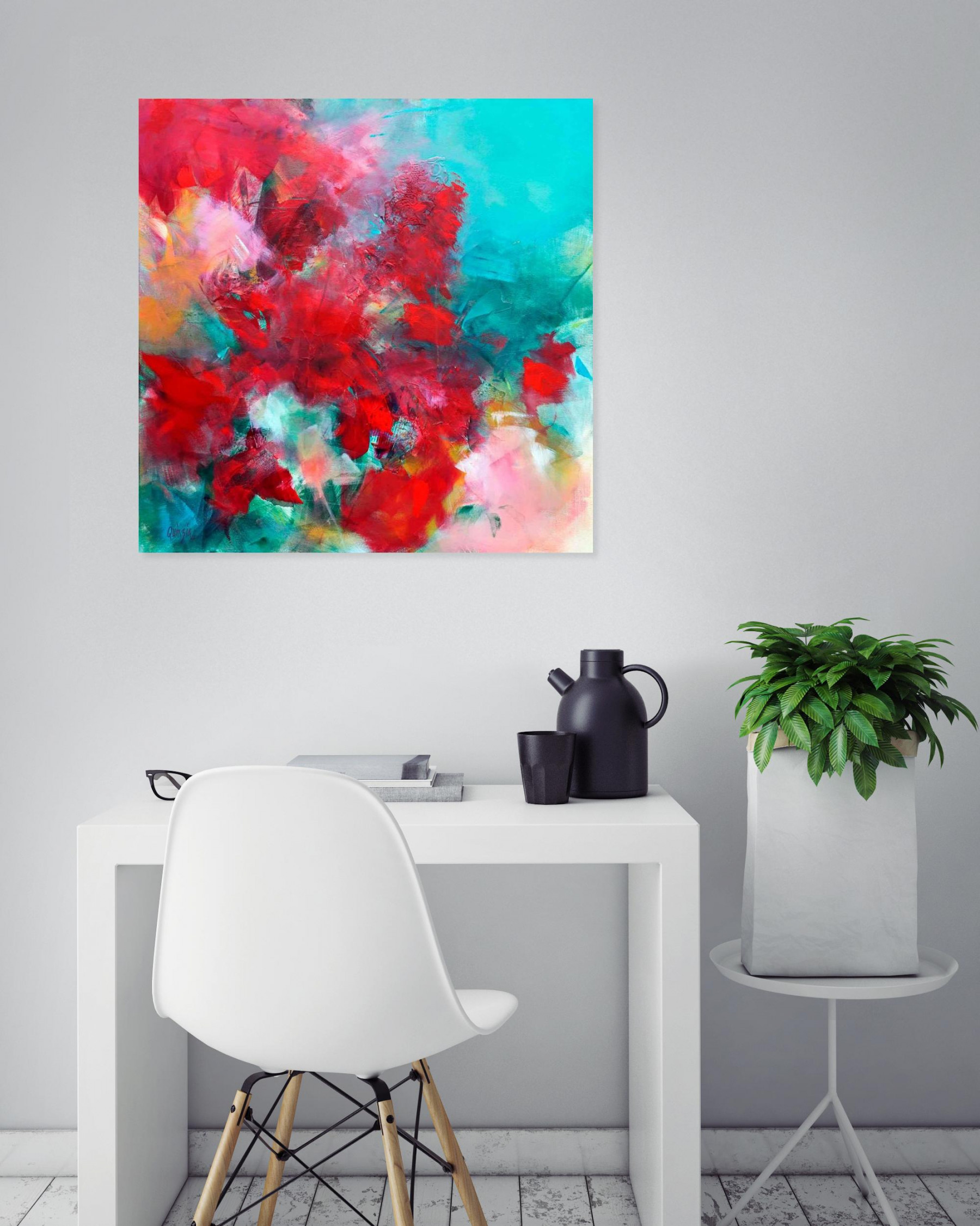 Marianne Quinzin, Tropicales, painting - Artalistic online contemporary art buying and selling gallery