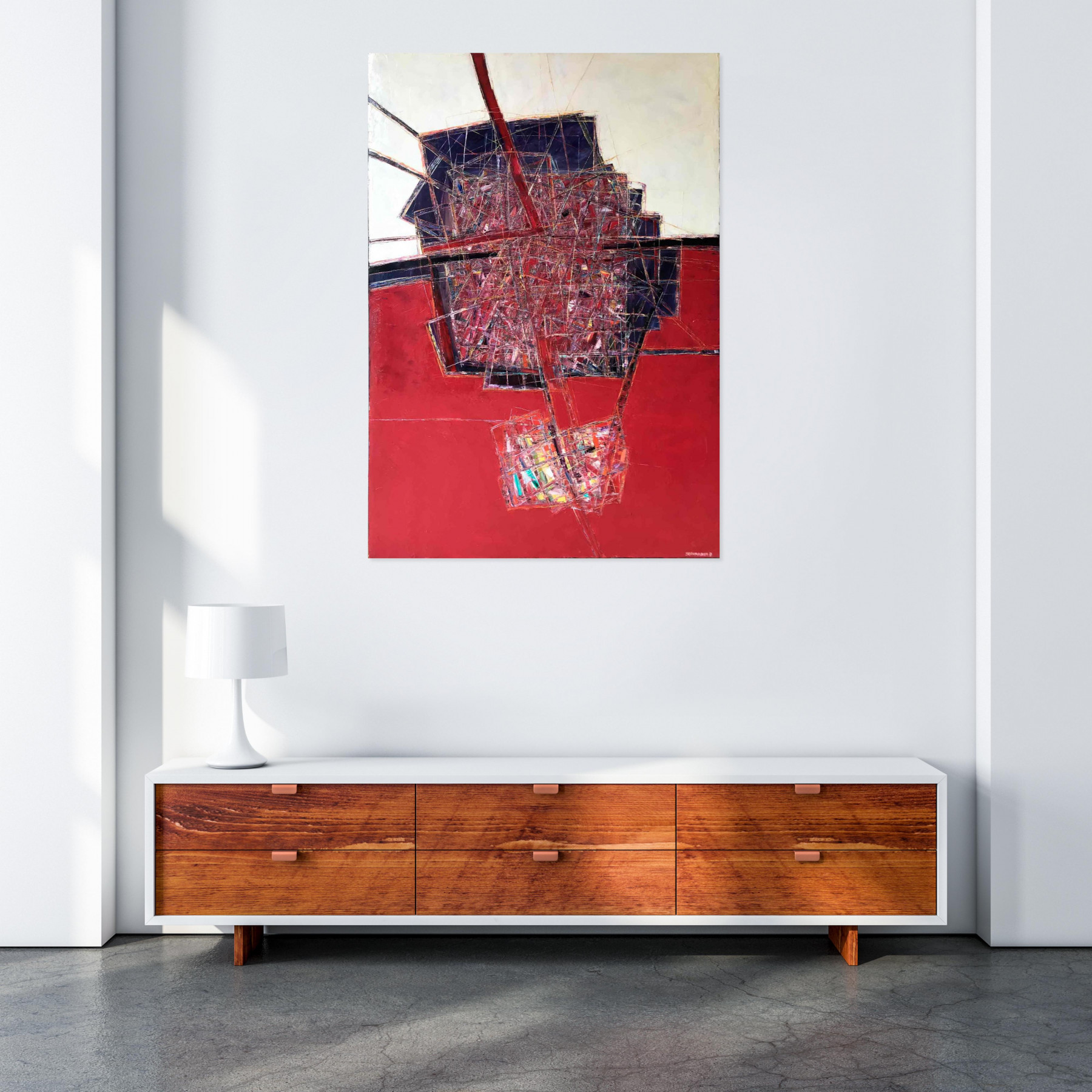 Michel Shumacher, enfouissement pittoresque, painting - Artalistic online contemporary art buying and selling gallery