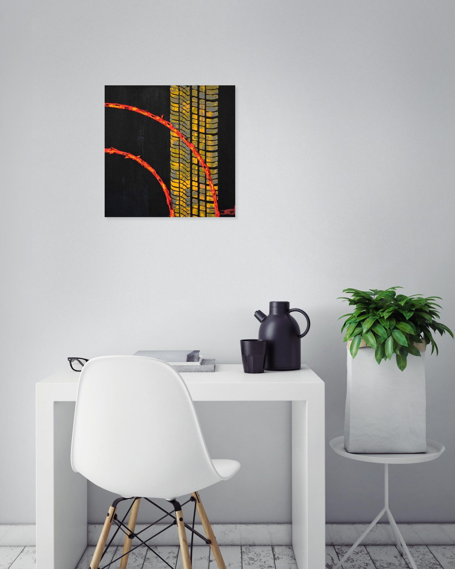 Joe Fnord, Wrong direction, painting - Artalistic online contemporary art buying and selling gallery