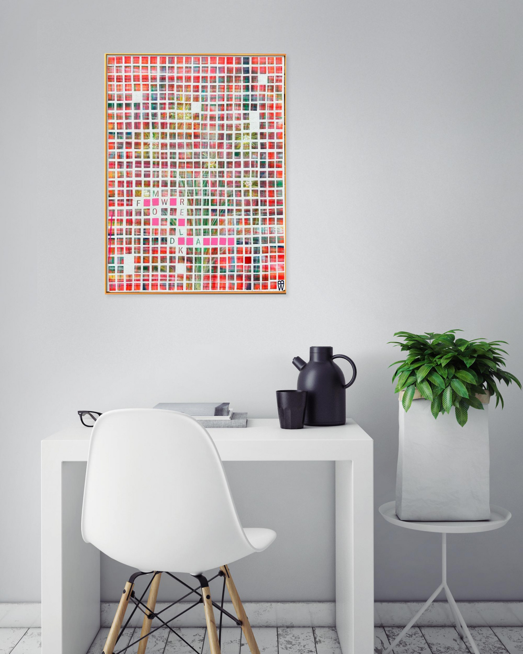 W.B, Osage, painting - Artalistic online contemporary art buying and selling gallery