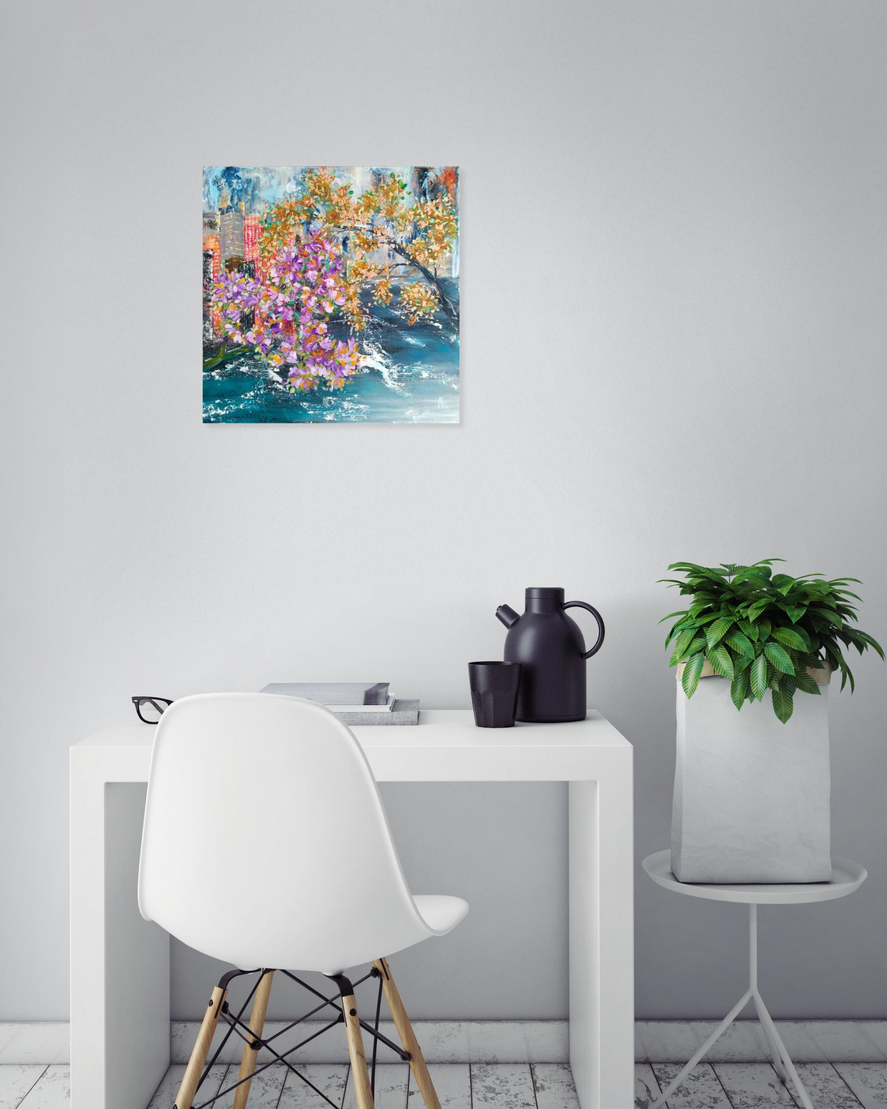 Anne Robin, Avis de tempête, painting - Artalistic online contemporary art buying and selling gallery