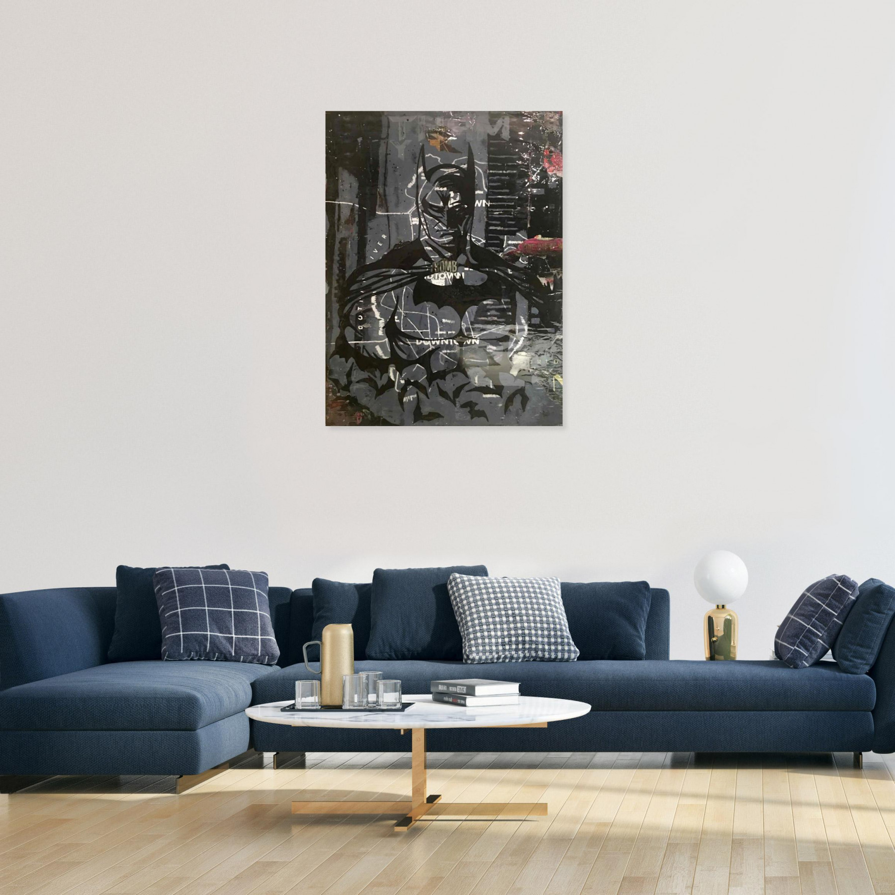 Fa2b, Batman, painting - Artalistic online contemporary art buying and selling gallery