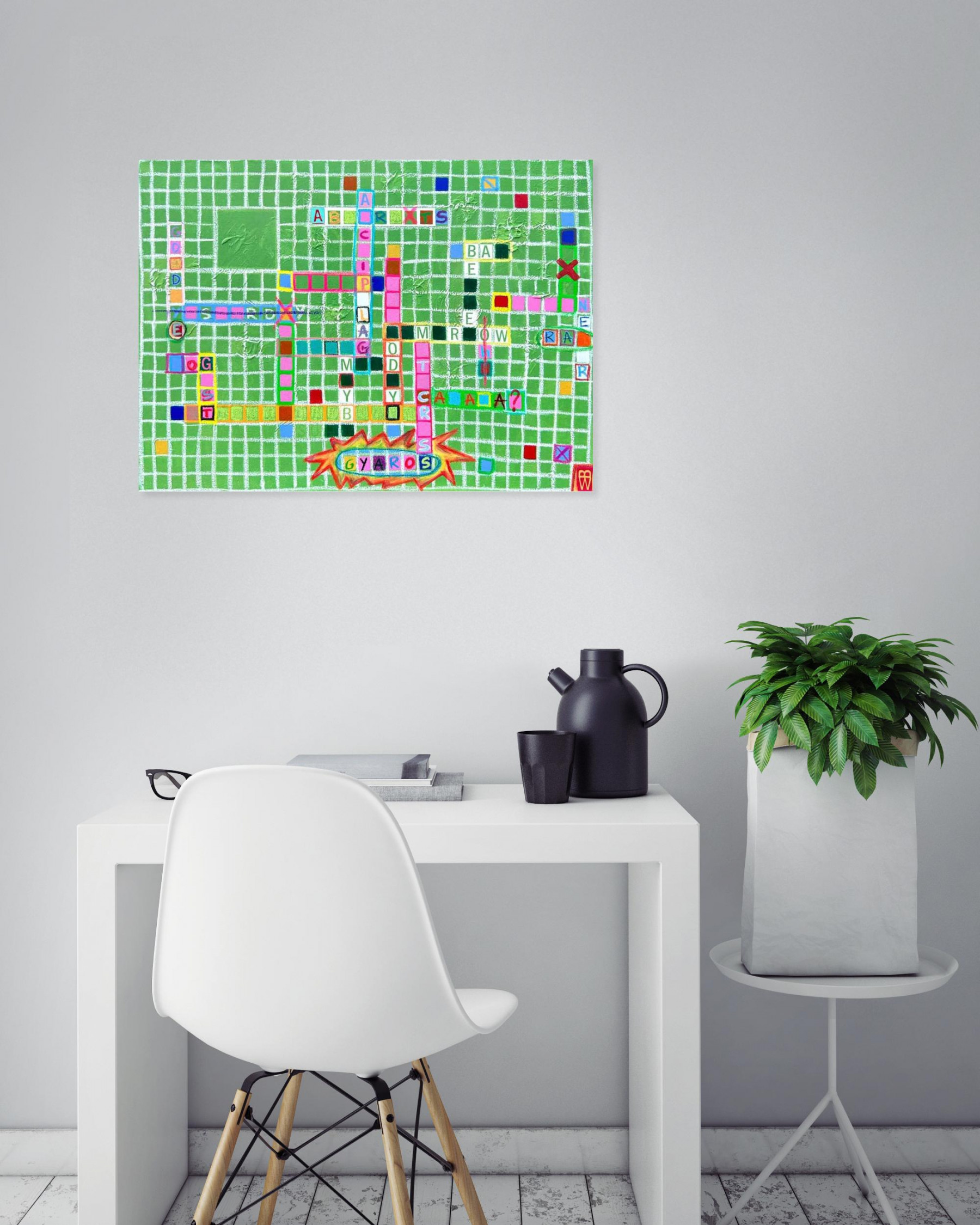 William Babret, On y est, painting - Artalistic online contemporary art buying and selling gallery