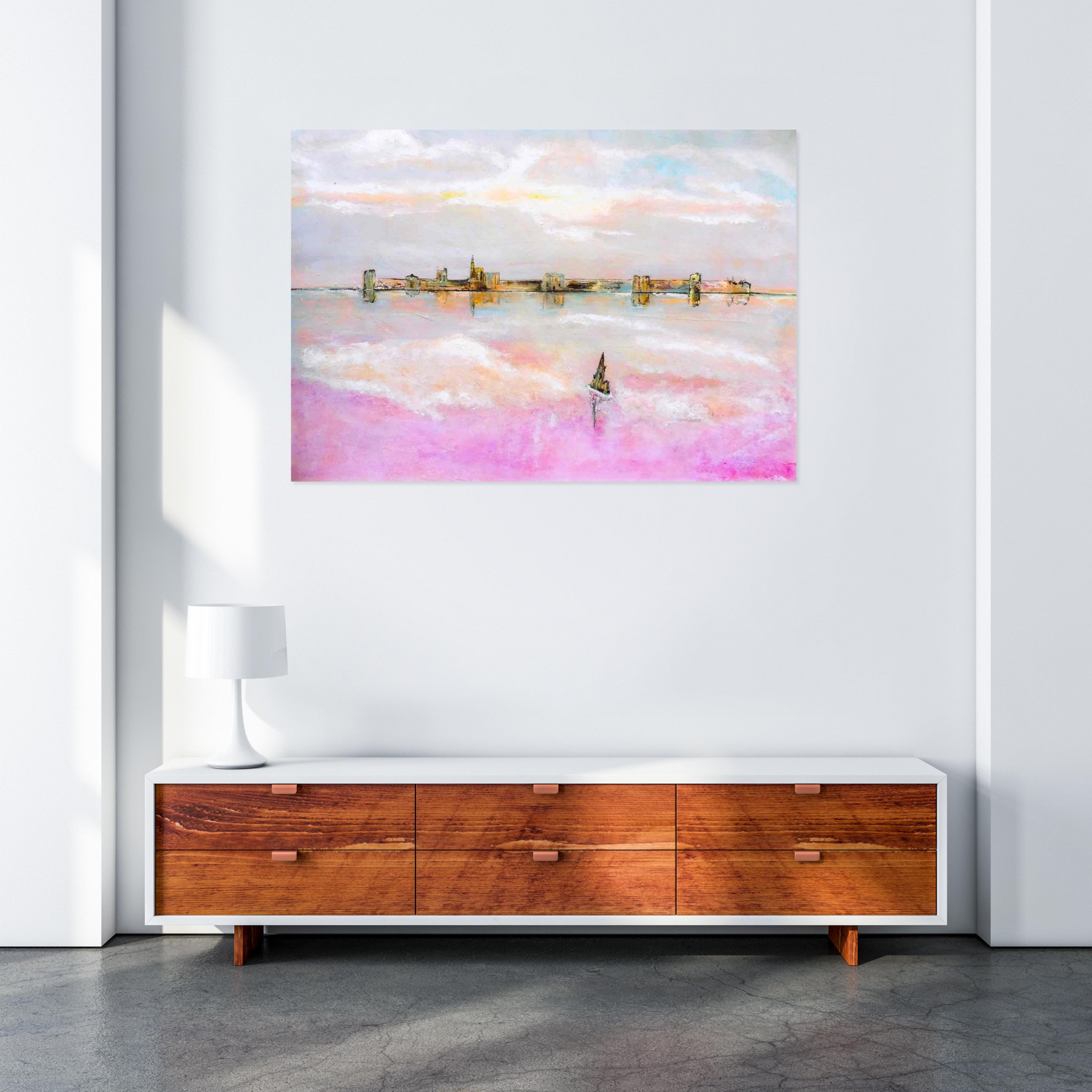 Nicolas Postec, Aigues-Mortes, painting - Artalistic online contemporary art buying and selling gallery