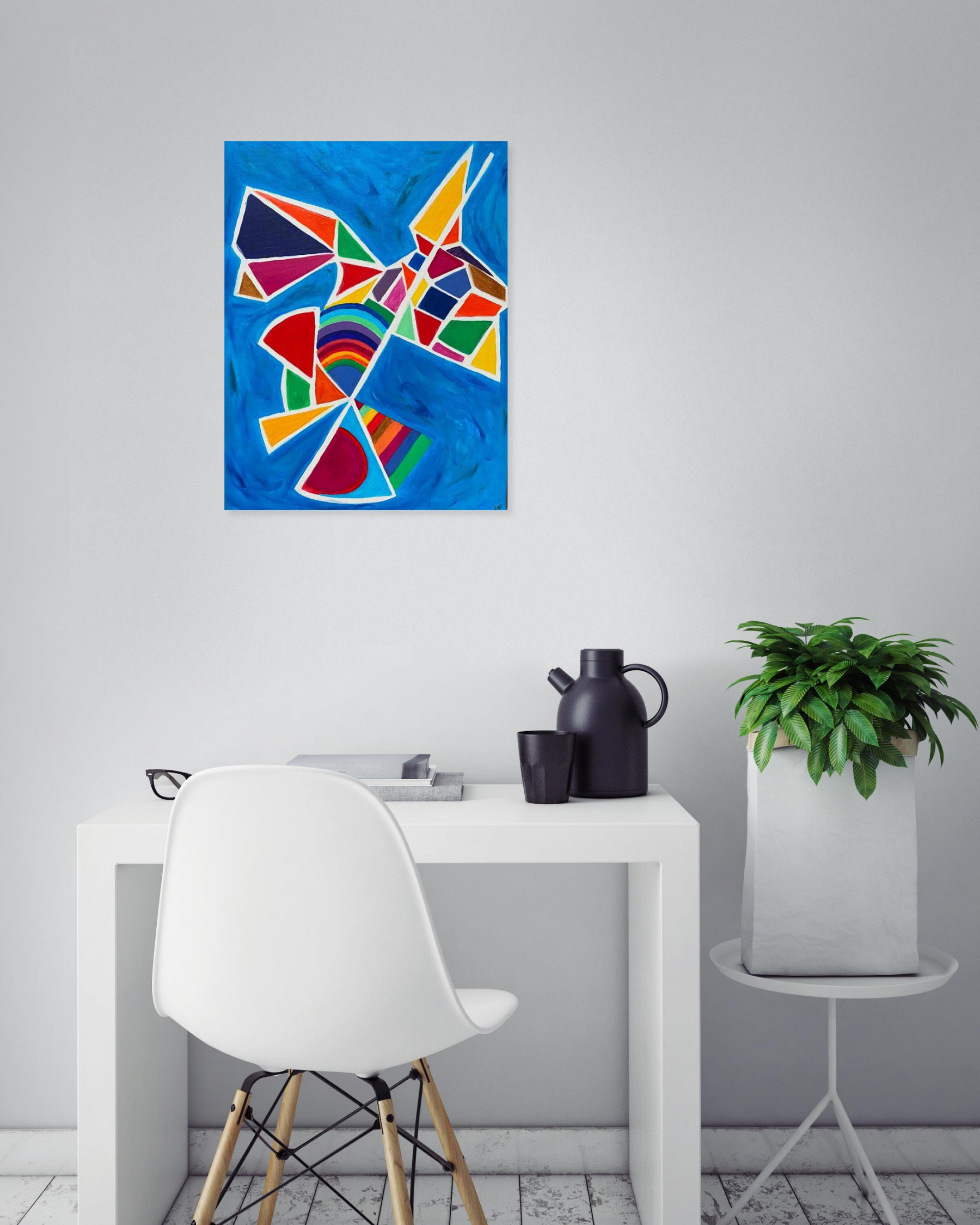 La Spirale Créative, On dirait un oiseau, painting - Artalistic online contemporary art buying and selling gallery