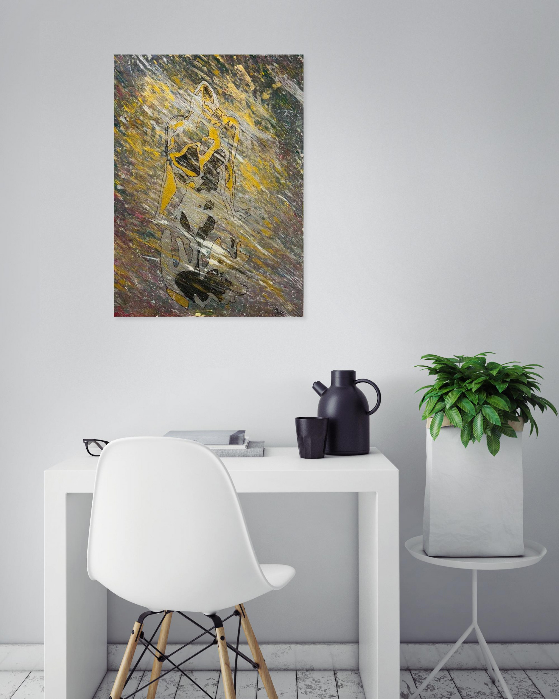 Elsa Vidal, Eveil des sens, painting - Artalistic online contemporary art buying and selling gallery