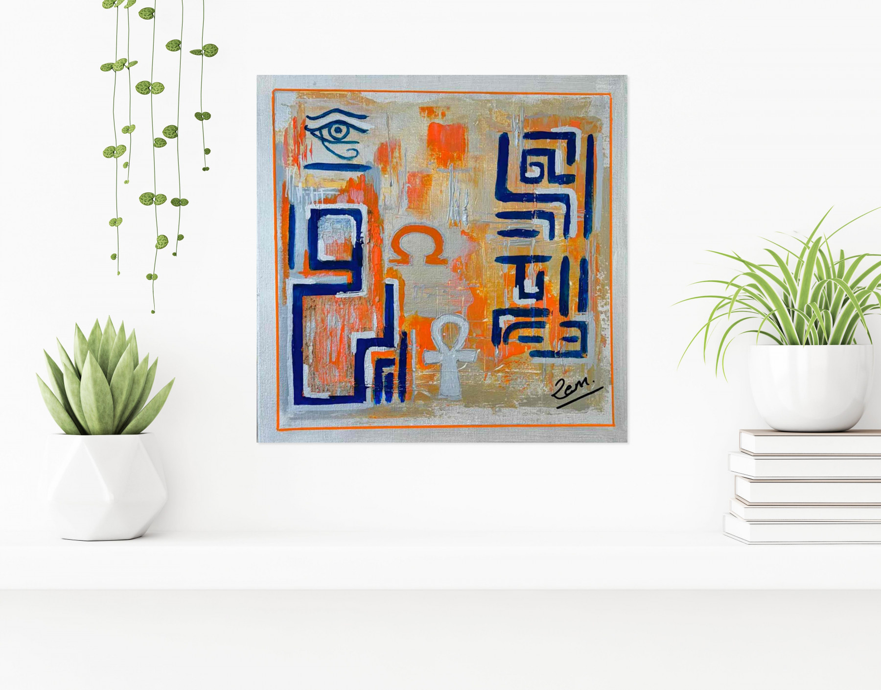 Zem, Horus, painting - Artalistic online contemporary art buying and selling gallery