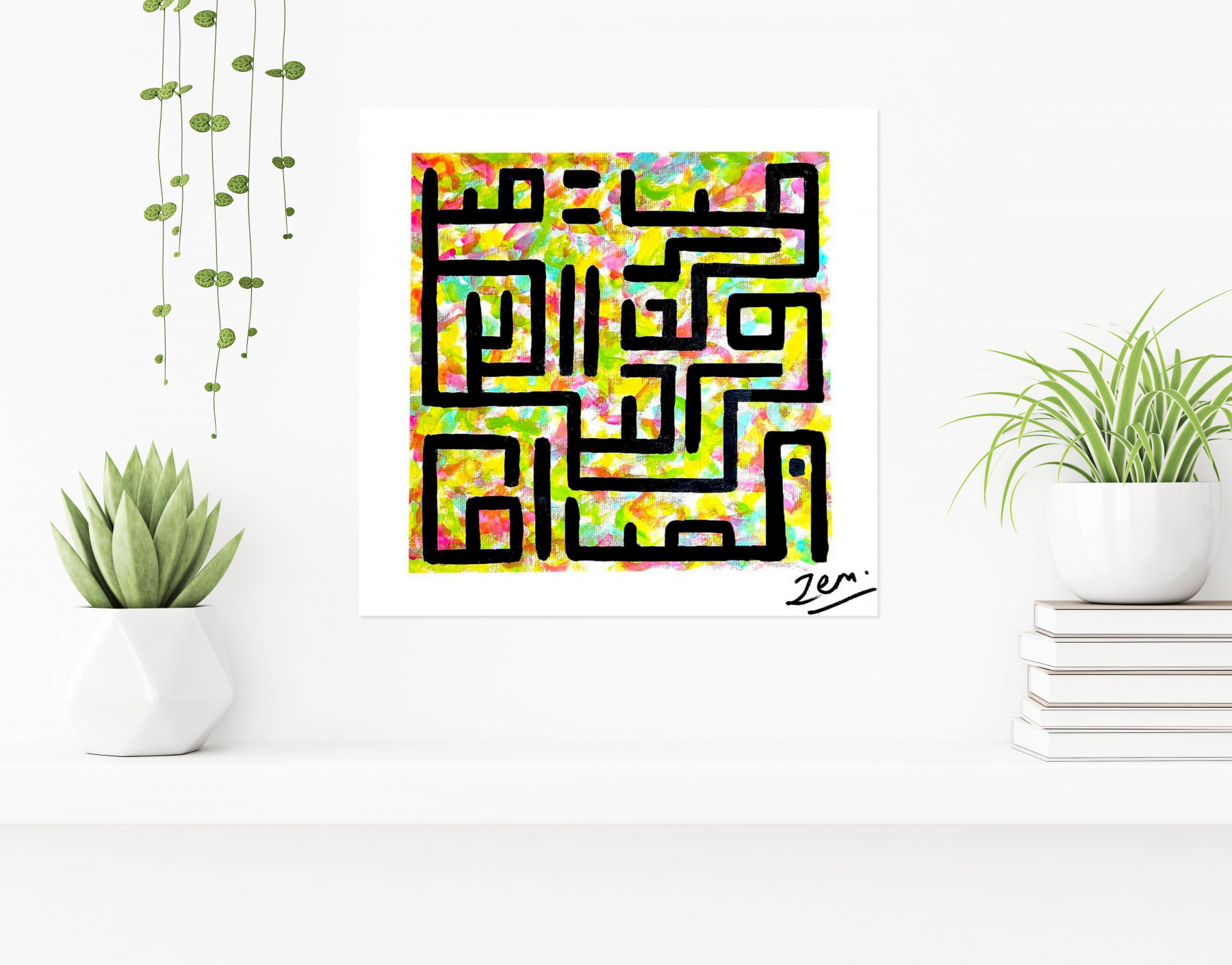 Zem, Printemps, painting - Artalistic online contemporary art buying and selling gallery