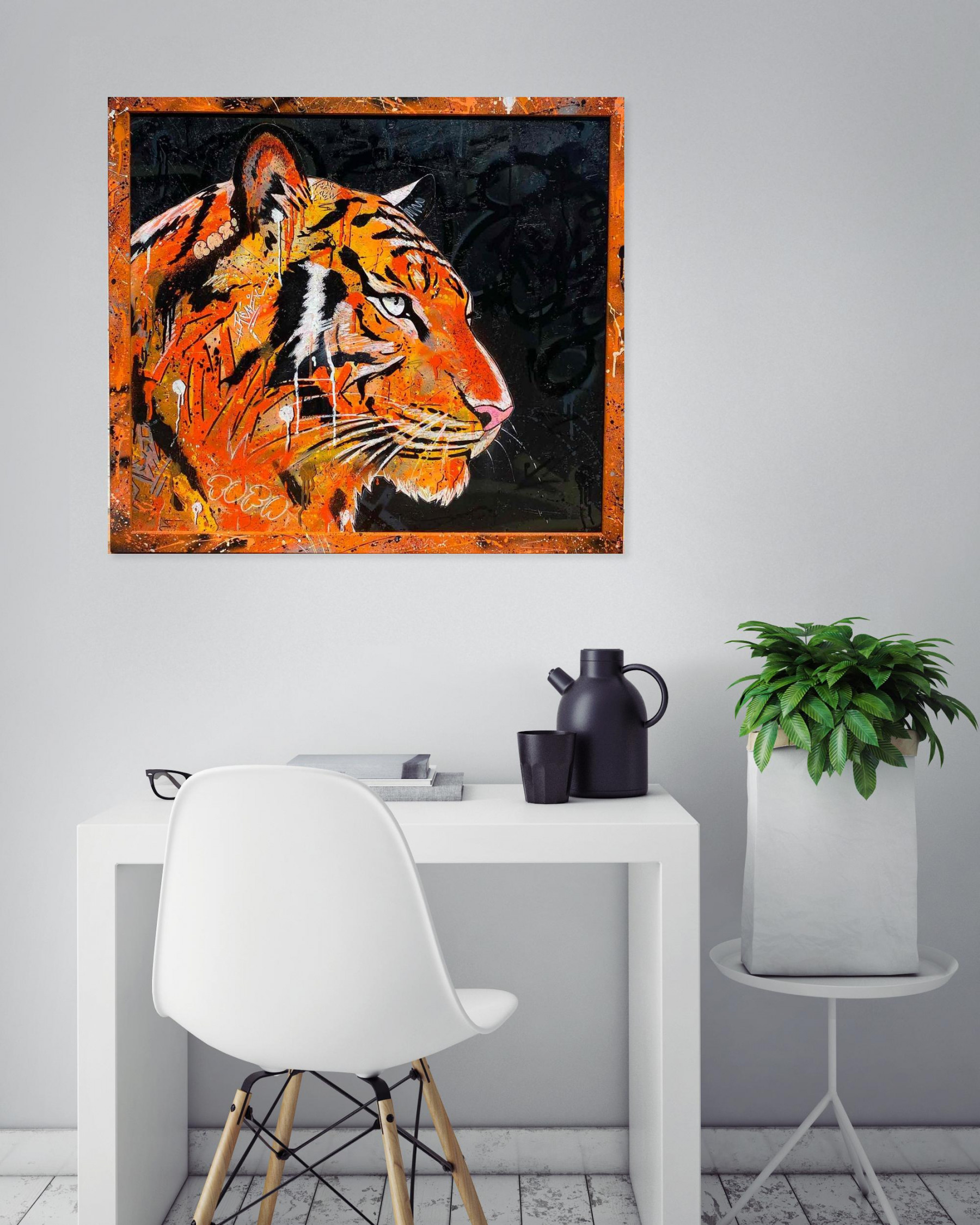 Remix, Tigermx, painting - Artalistic online contemporary art buying and selling gallery