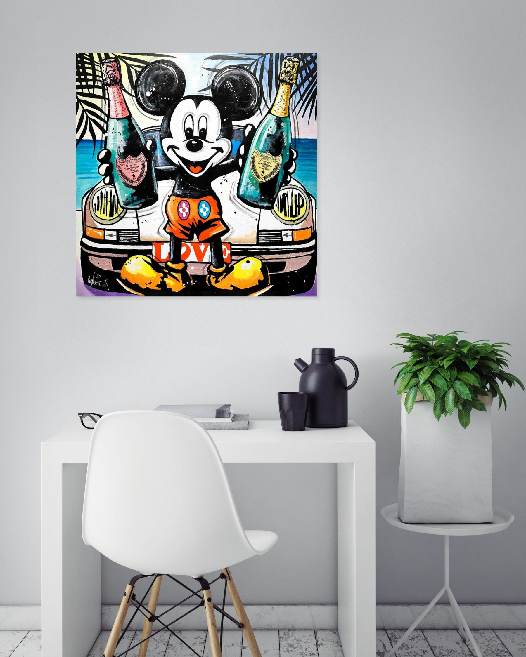 Patrick Cornée, Mickey, painting - Artalistic online contemporary art buying and selling gallery