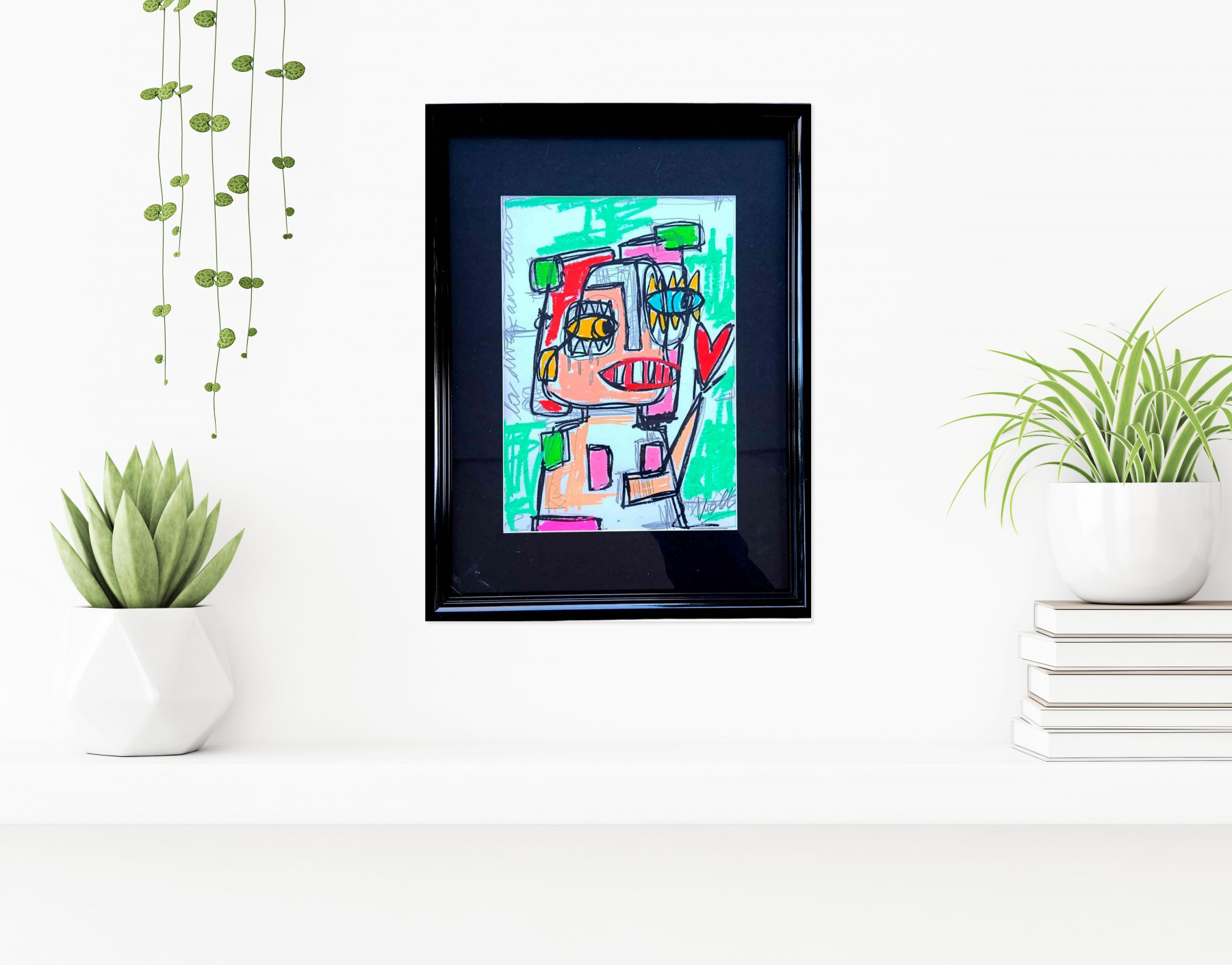 Volt, La diva au coeur, painting - Artalistic online contemporary art buying and selling gallery