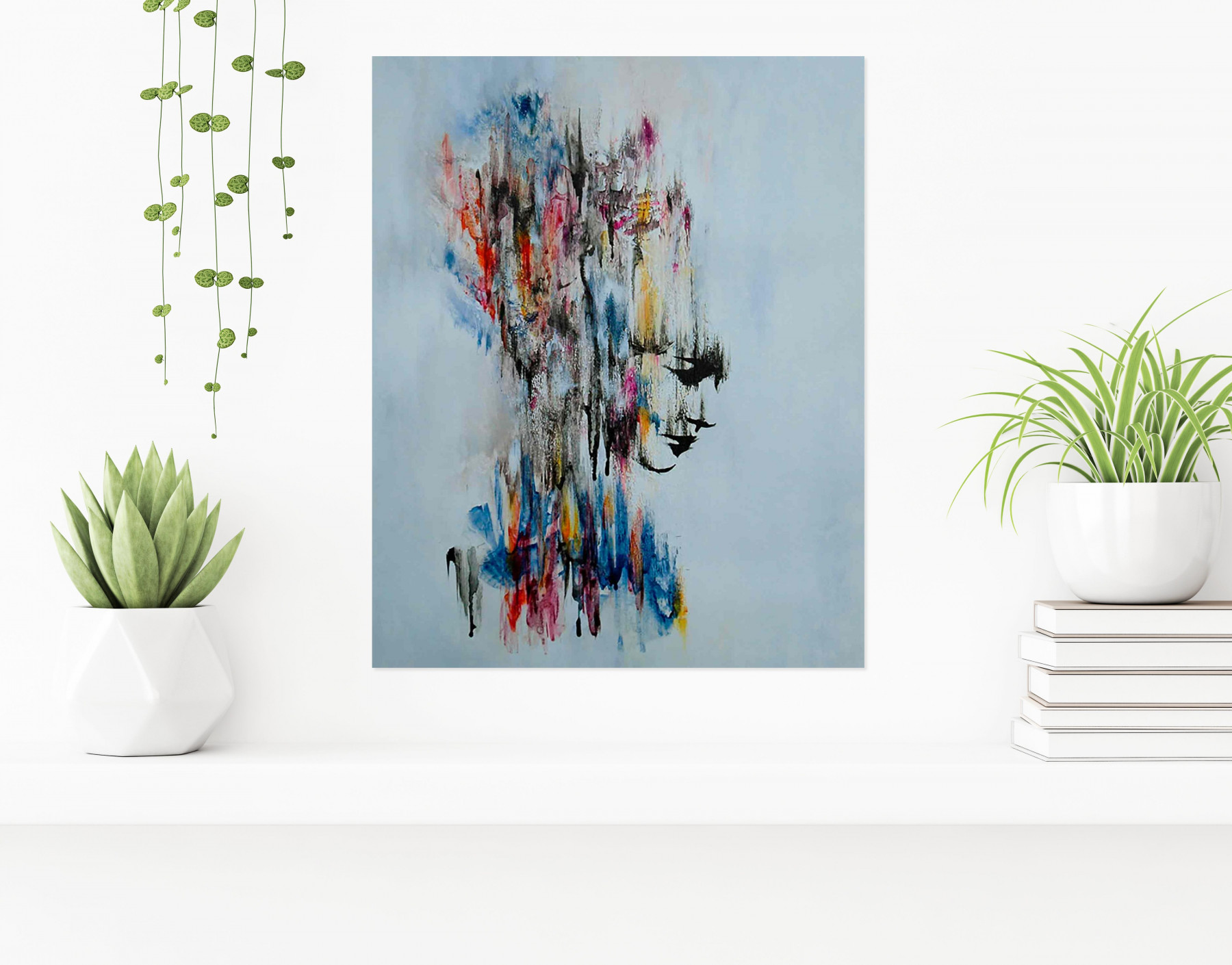 Angel 41, Head rush #5, painting - Artalistic online contemporary art buying and selling gallery
