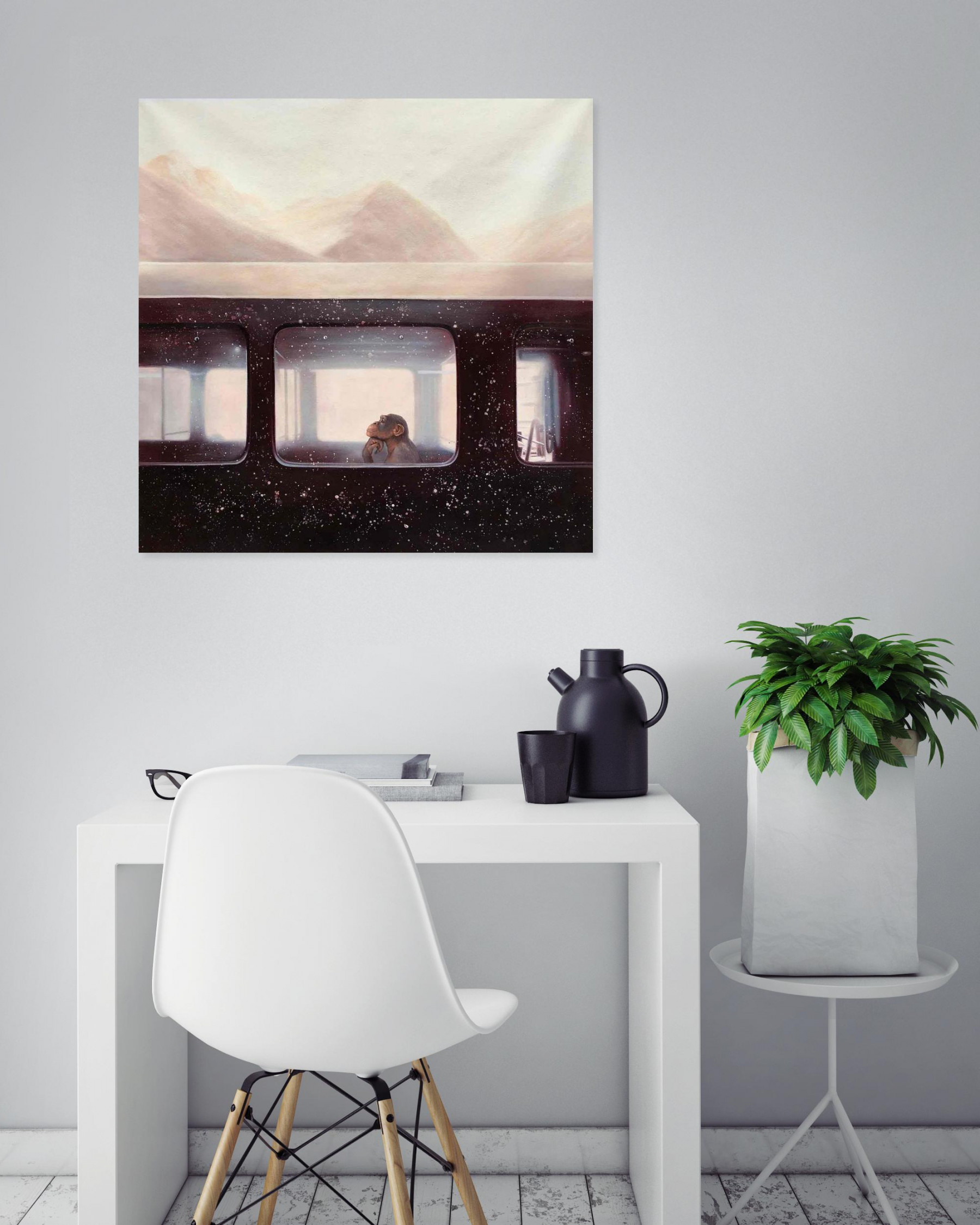 Mr Strange, to be or not to be, painting - Artalistic online contemporary art buying and selling gallery