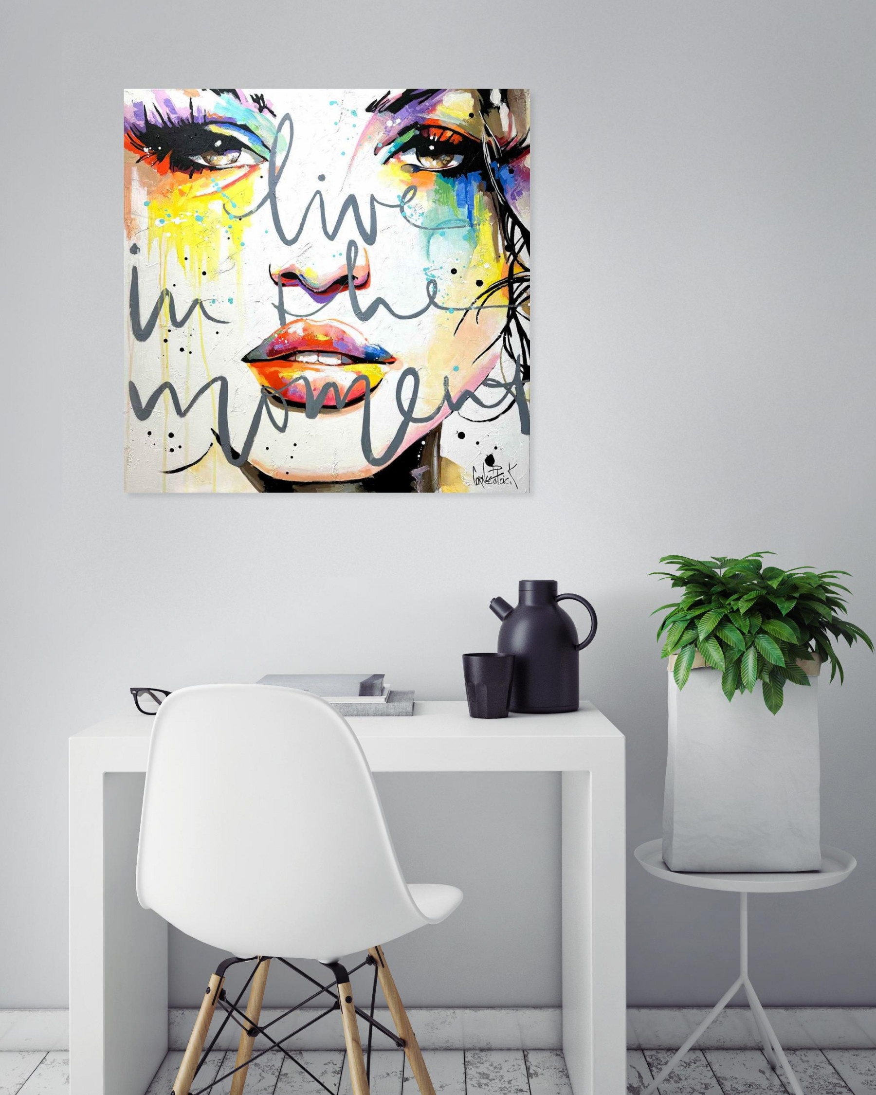 Patrick Cornée, Live in the moment, painting - Artalistic online contemporary art buying and selling gallery
