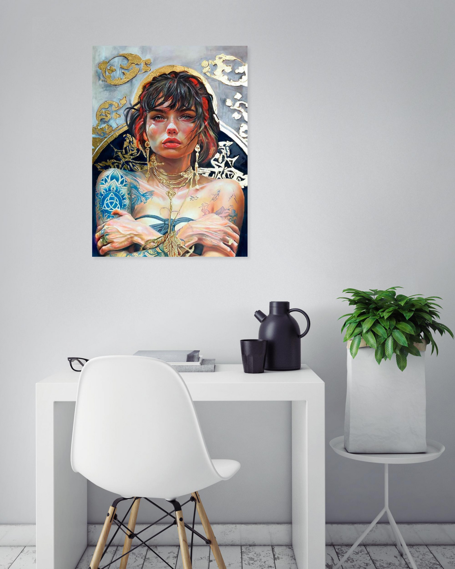 Simona Zecca, Halo, painting - Artalistic online contemporary art buying and selling gallery