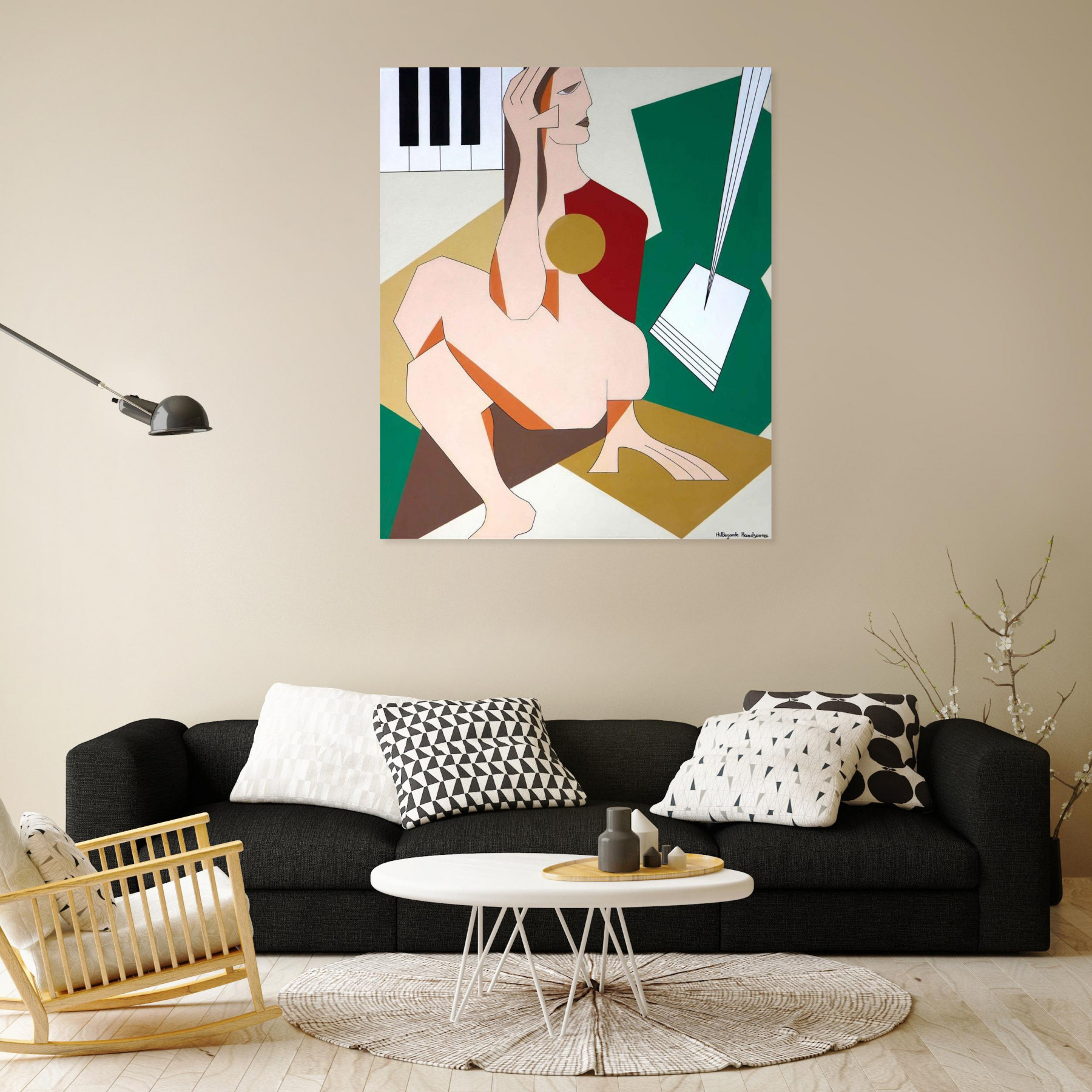 Hildegarde Handsaeme, Harmonie et formes, painting - Artalistic online contemporary art buying and selling gallery