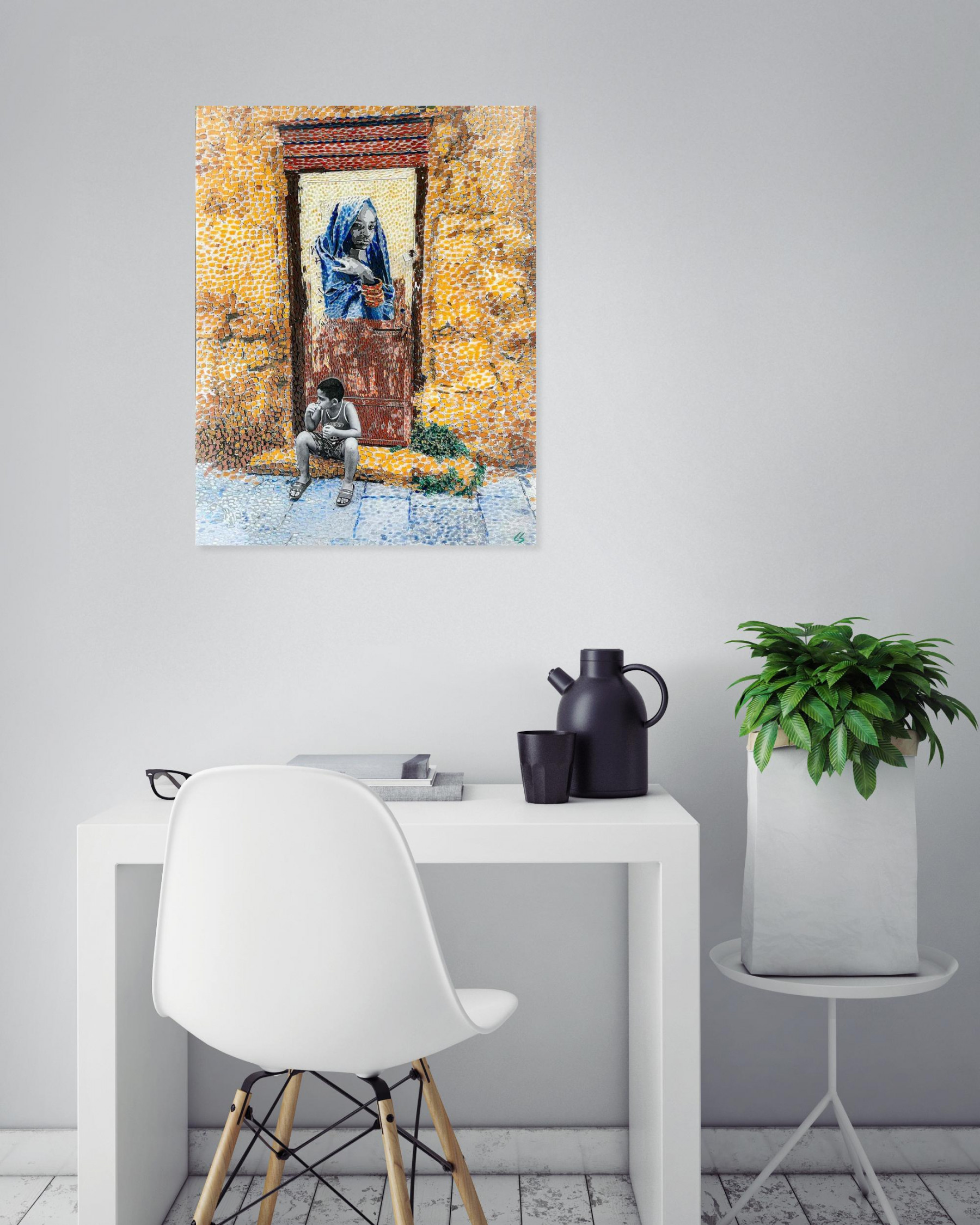 Catherine Szpira, Palerme, painting - Artalistic online contemporary art buying and selling gallery