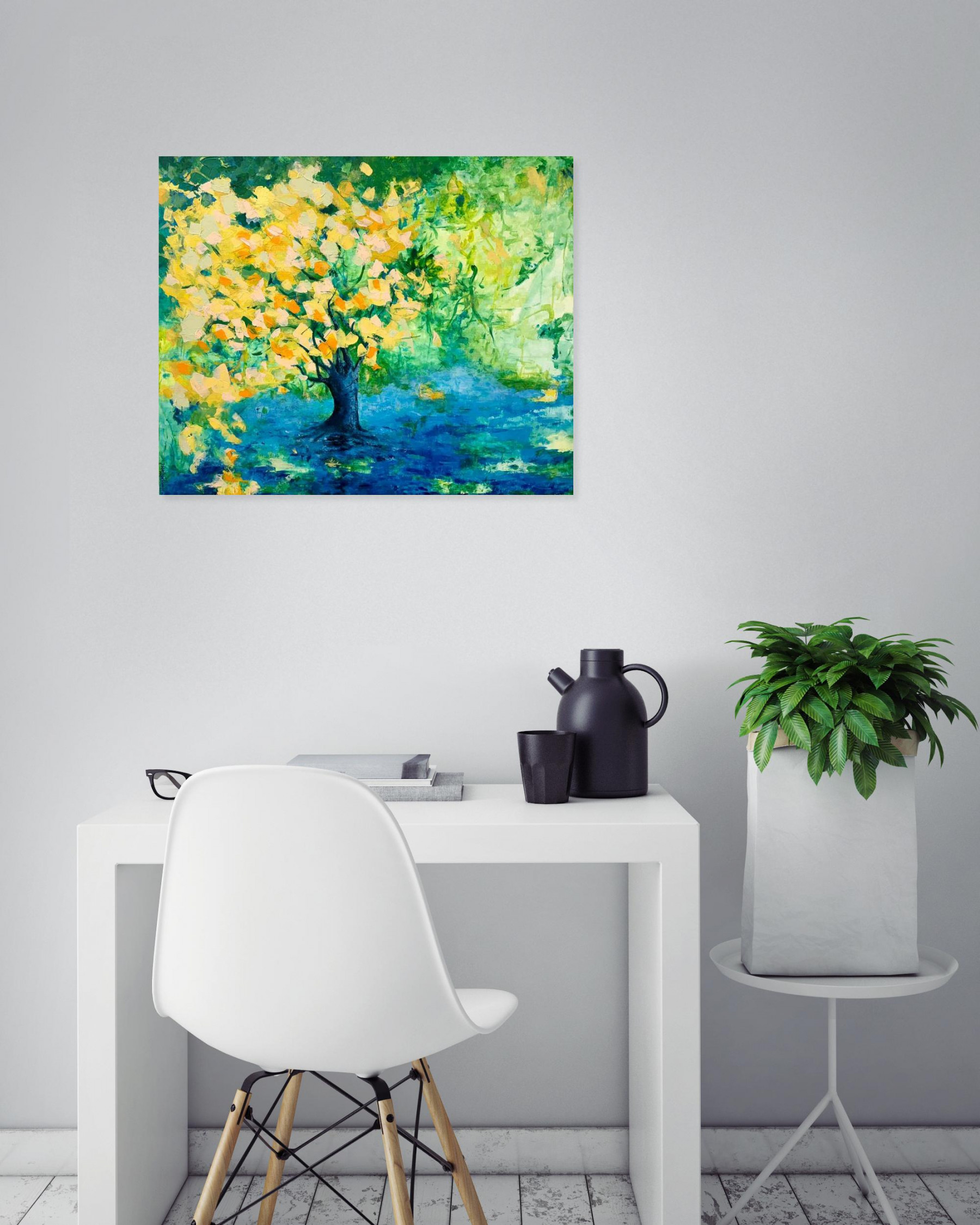 Maryse Morel, A la dérive, painting - Artalistic online contemporary art buying and selling gallery