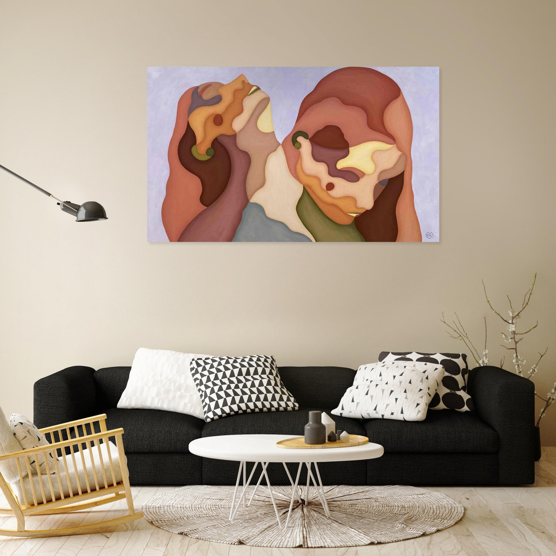 Léa Mongiat, Métamorphose, painting - Artalistic online contemporary art buying and selling gallery
