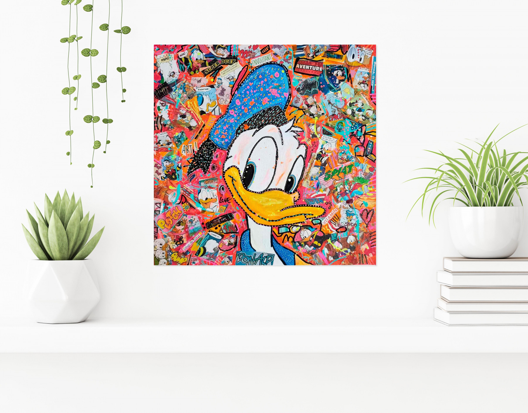Âme Sauvage, Donald's aventures, painting - Artalistic online contemporary art buying and selling gallery