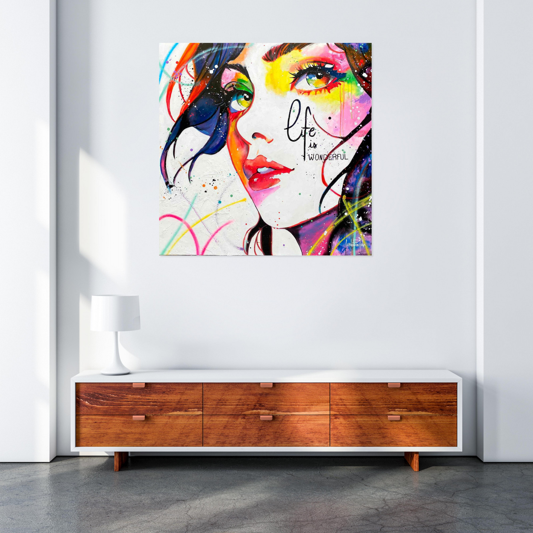 Pauline Cornée, Life is beautiful, painting - Artalistic online contemporary art buying and selling gallery