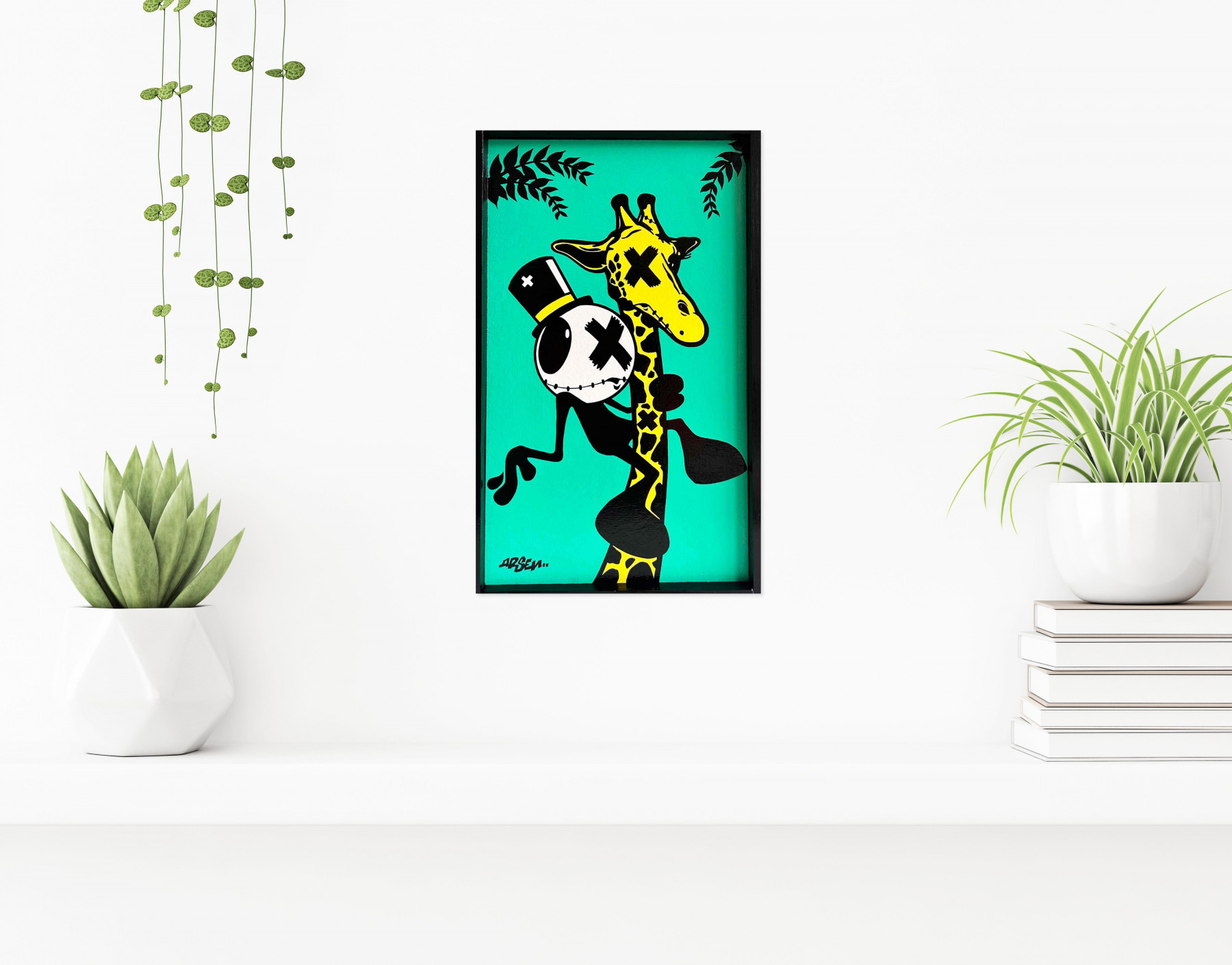 Arsen, Grimpette, painting - Artalistic online contemporary art buying and selling gallery