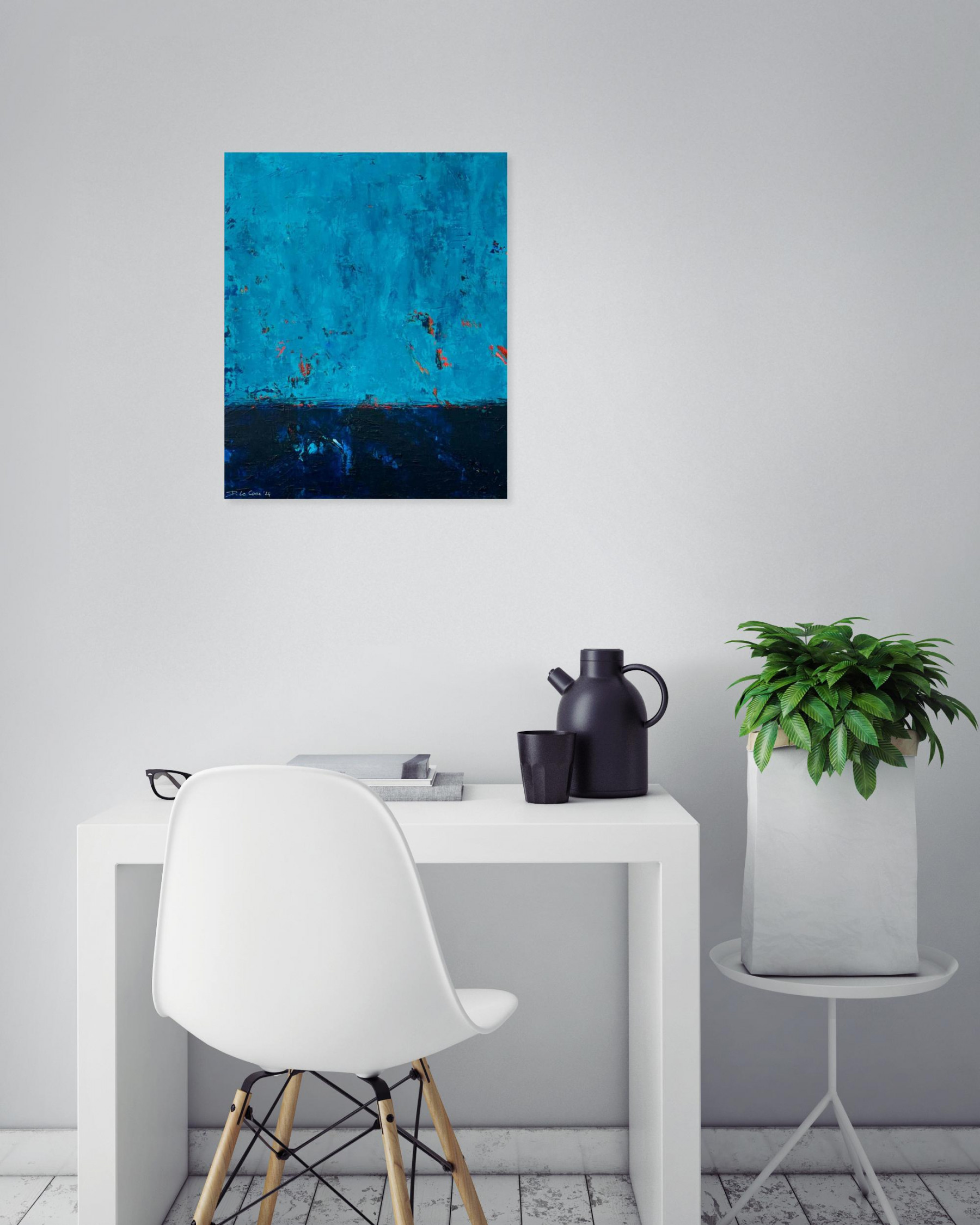 Delphine Le Corre, Sea Chronicles 10, painting - Artalistic online contemporary art buying and selling gallery