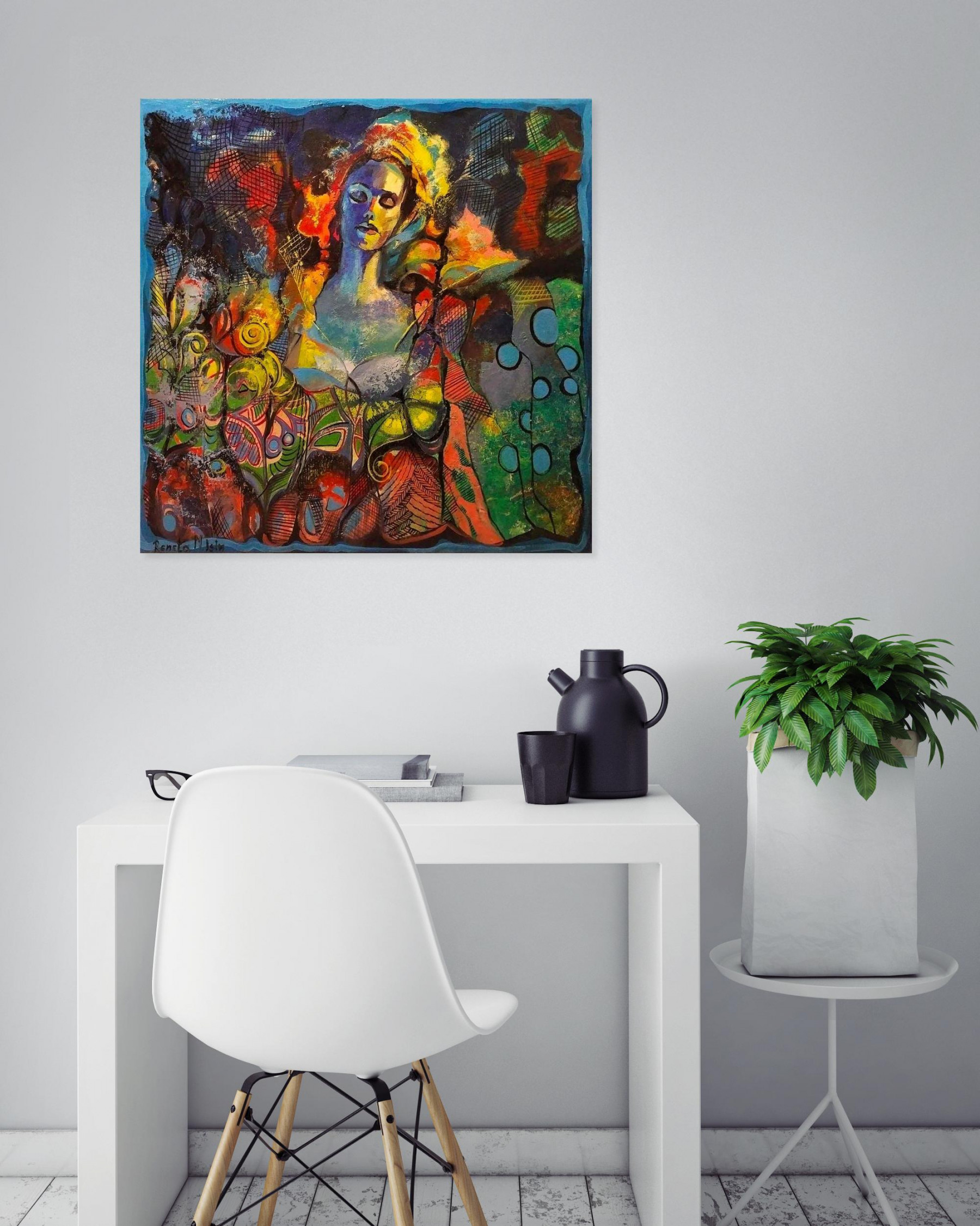 Reneta Isin, Euphoria, painting - Artalistic online contemporary art buying and selling gallery