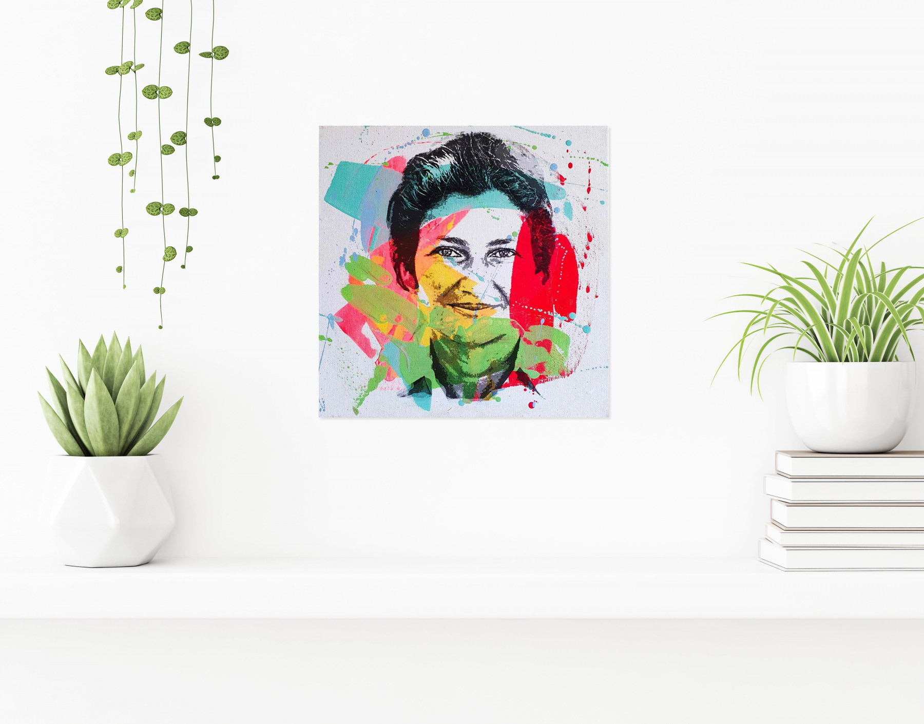 PyB, Simone Veil, painting - Artalistic online contemporary art buying and selling gallery