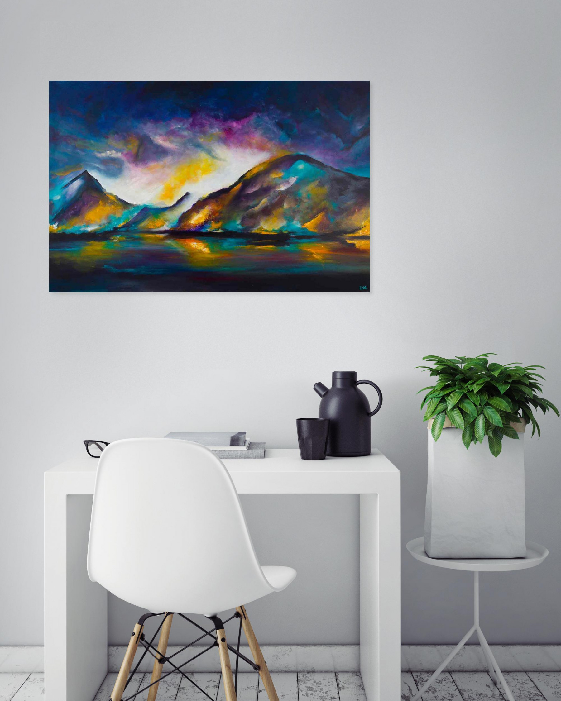 Helena Monniello, Le lit du dragon, painting - Artalistic online contemporary art buying and selling gallery