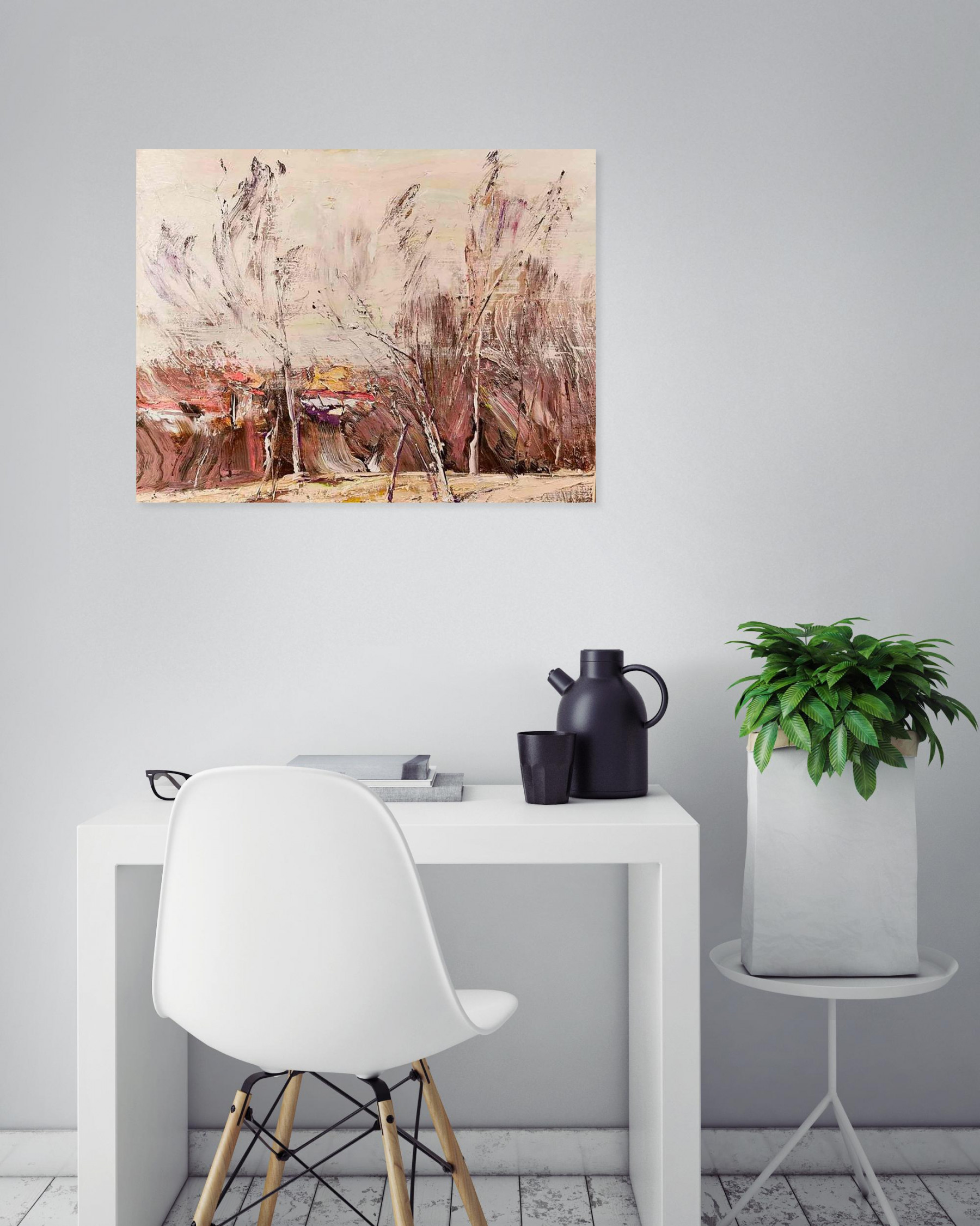 Chen Weinan, Late autumn lang ya tai, painting - Artalistic online contemporary art buying and selling gallery