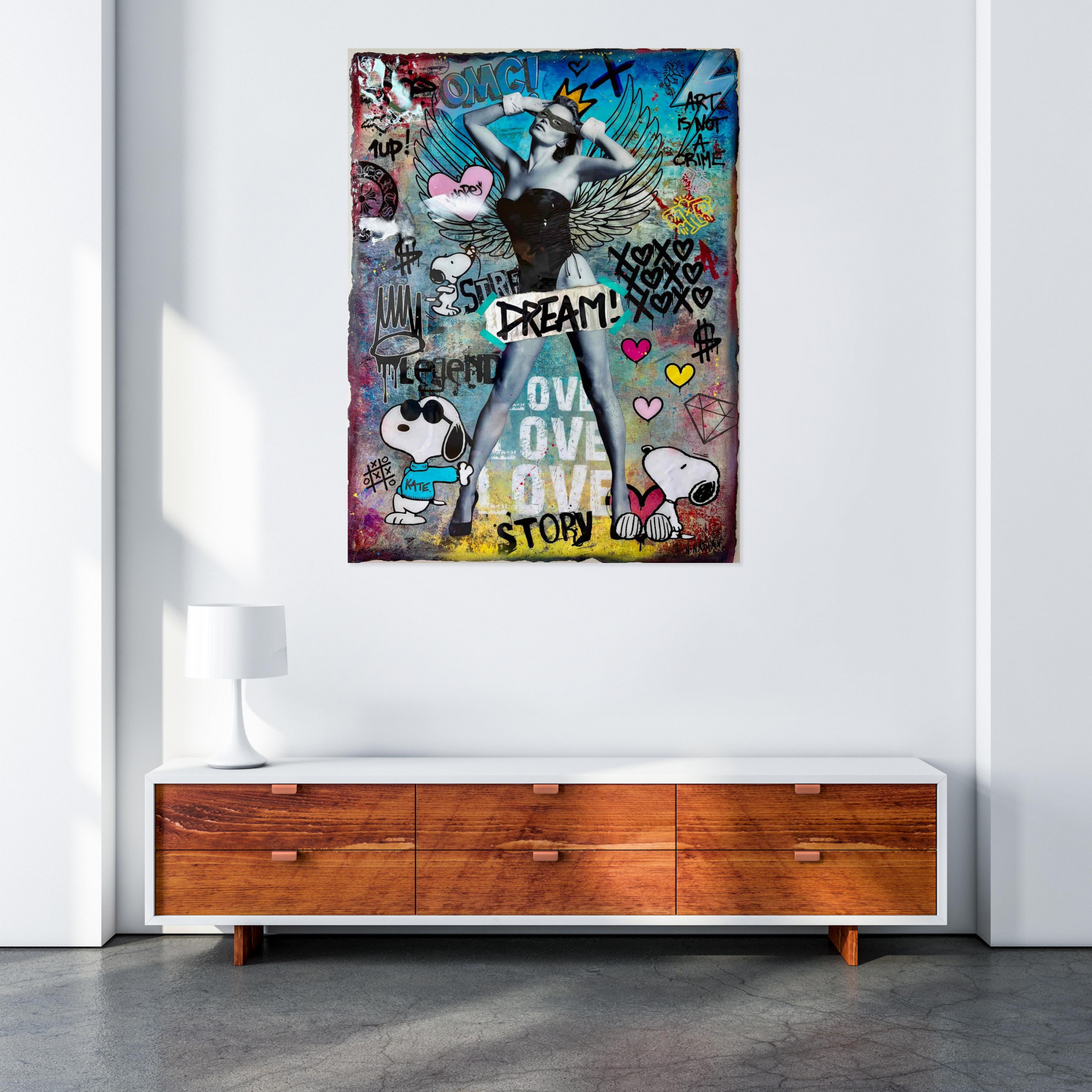 N.Nathan, Dream story, painting - Artalistic online contemporary art buying and selling gallery