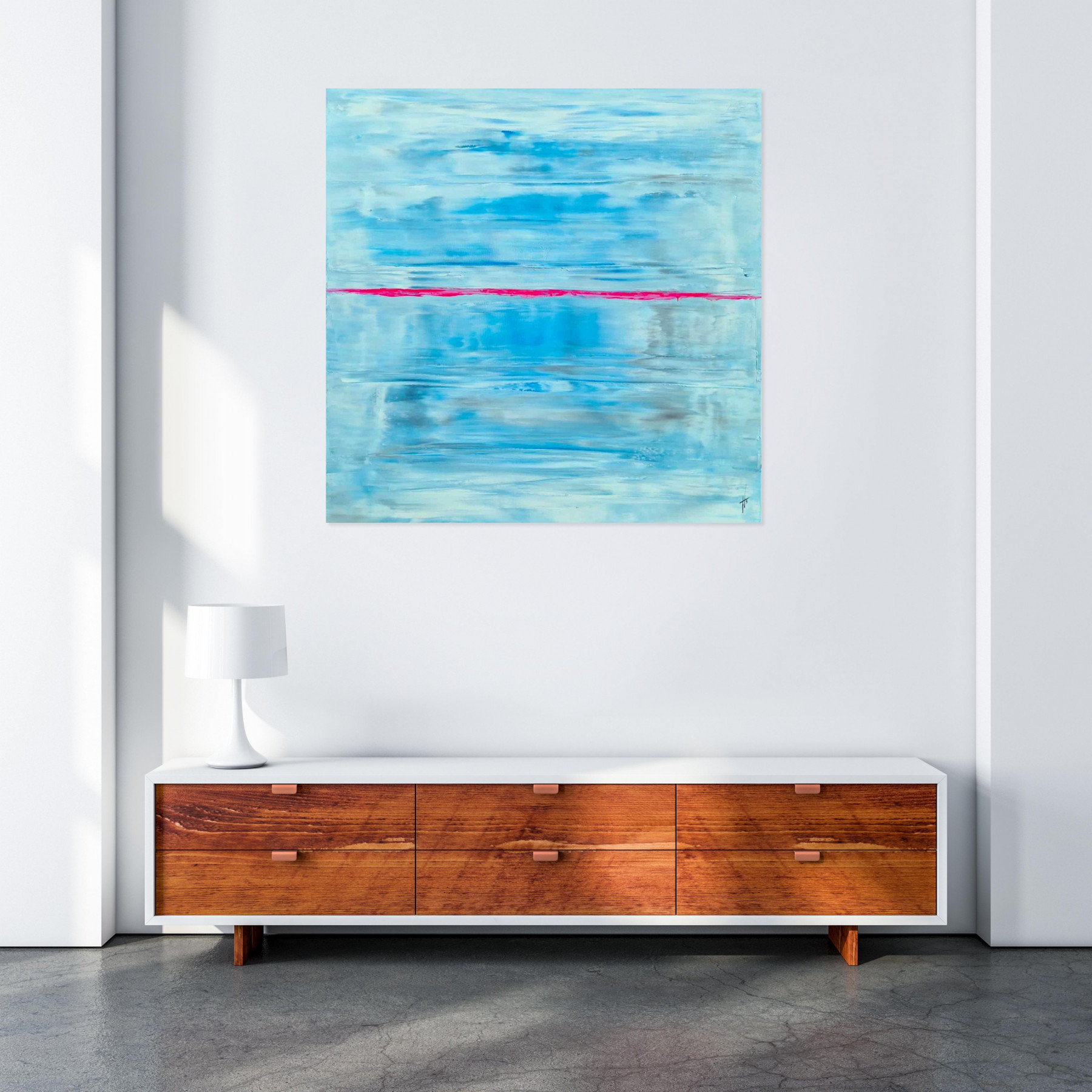 Sandrine Hartmann, Les mots bleus, painting - Artalistic online contemporary art buying and selling gallery