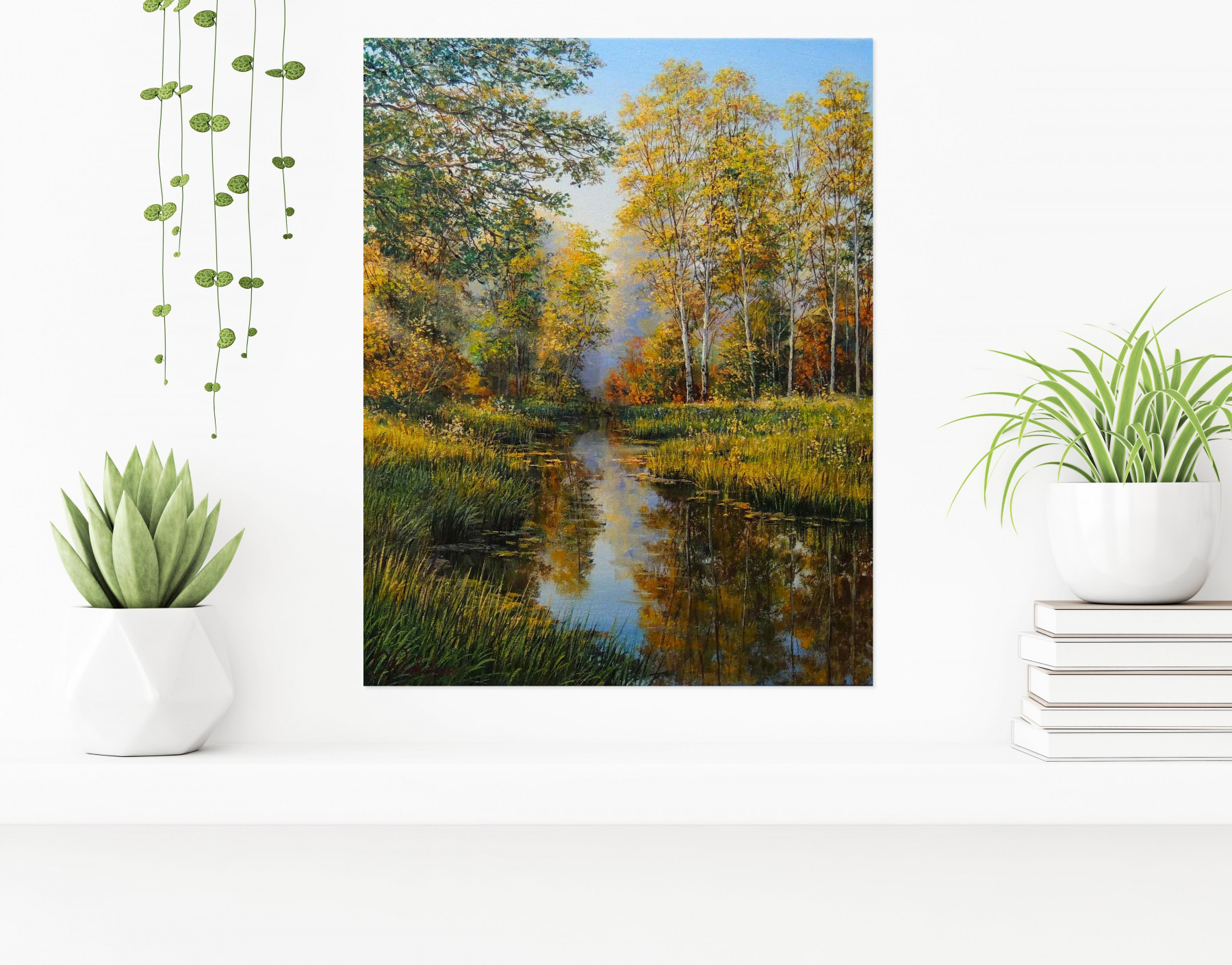 Oleg Riabchuk, When summer meets Autumn, painting - Artalistic online contemporary art buying and selling gallery
