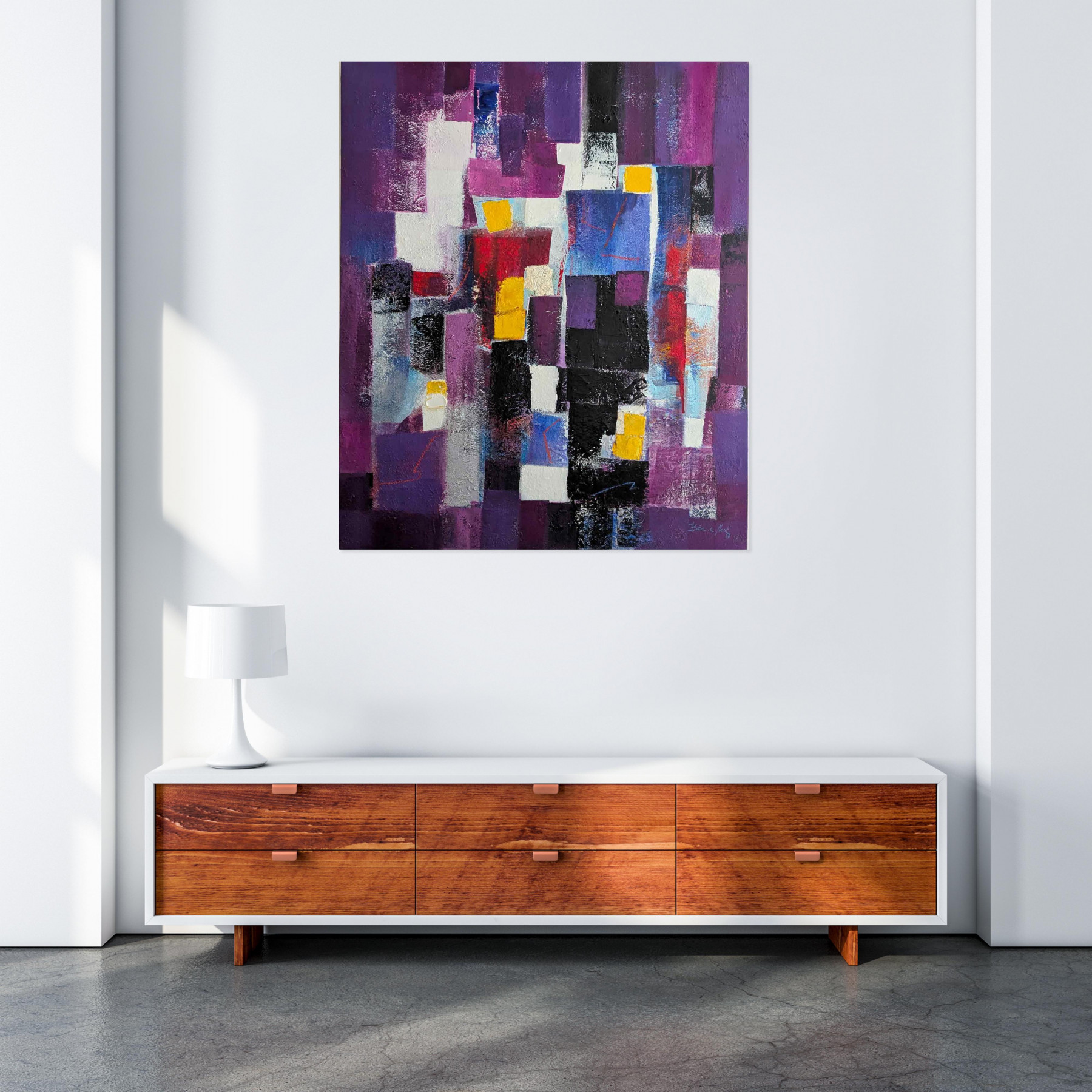 Béa de Mont, Les beaux jours, painting - Artalistic online contemporary art buying and selling gallery