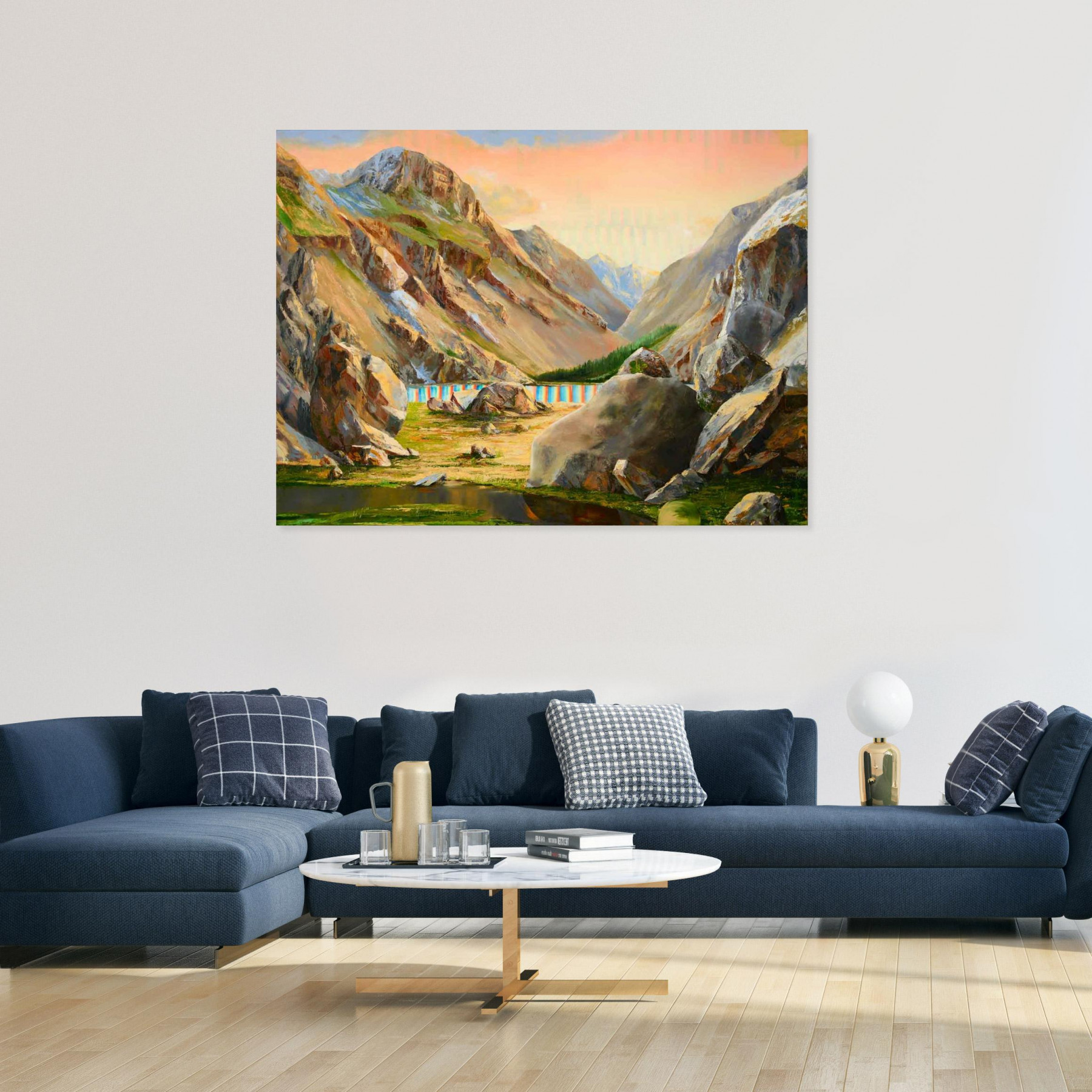 David Lefebvre, Rocher, painting - Artalistic online contemporary art buying and selling gallery