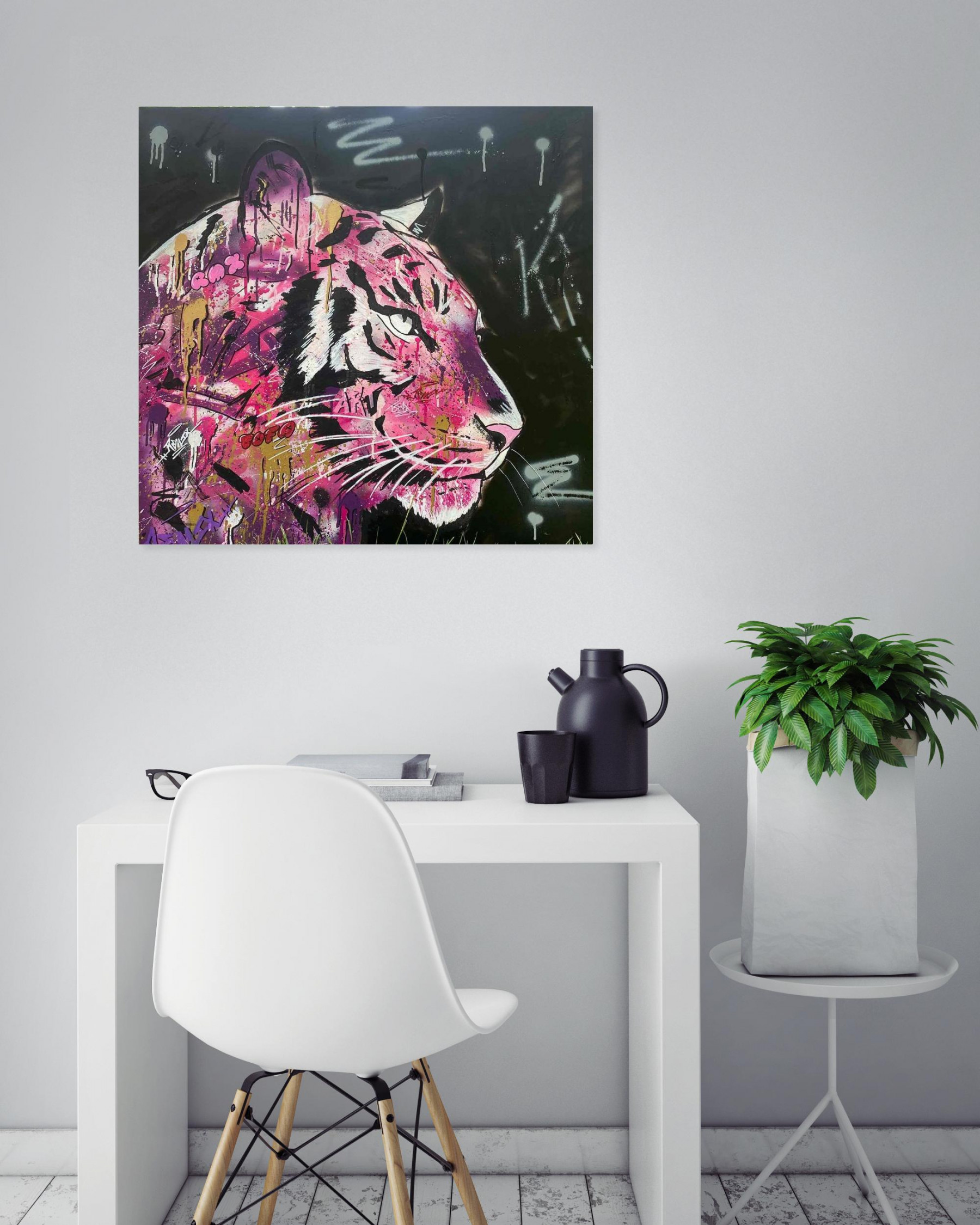 Remix, Tigerpinkx, painting - Artalistic online contemporary art buying and selling gallery
