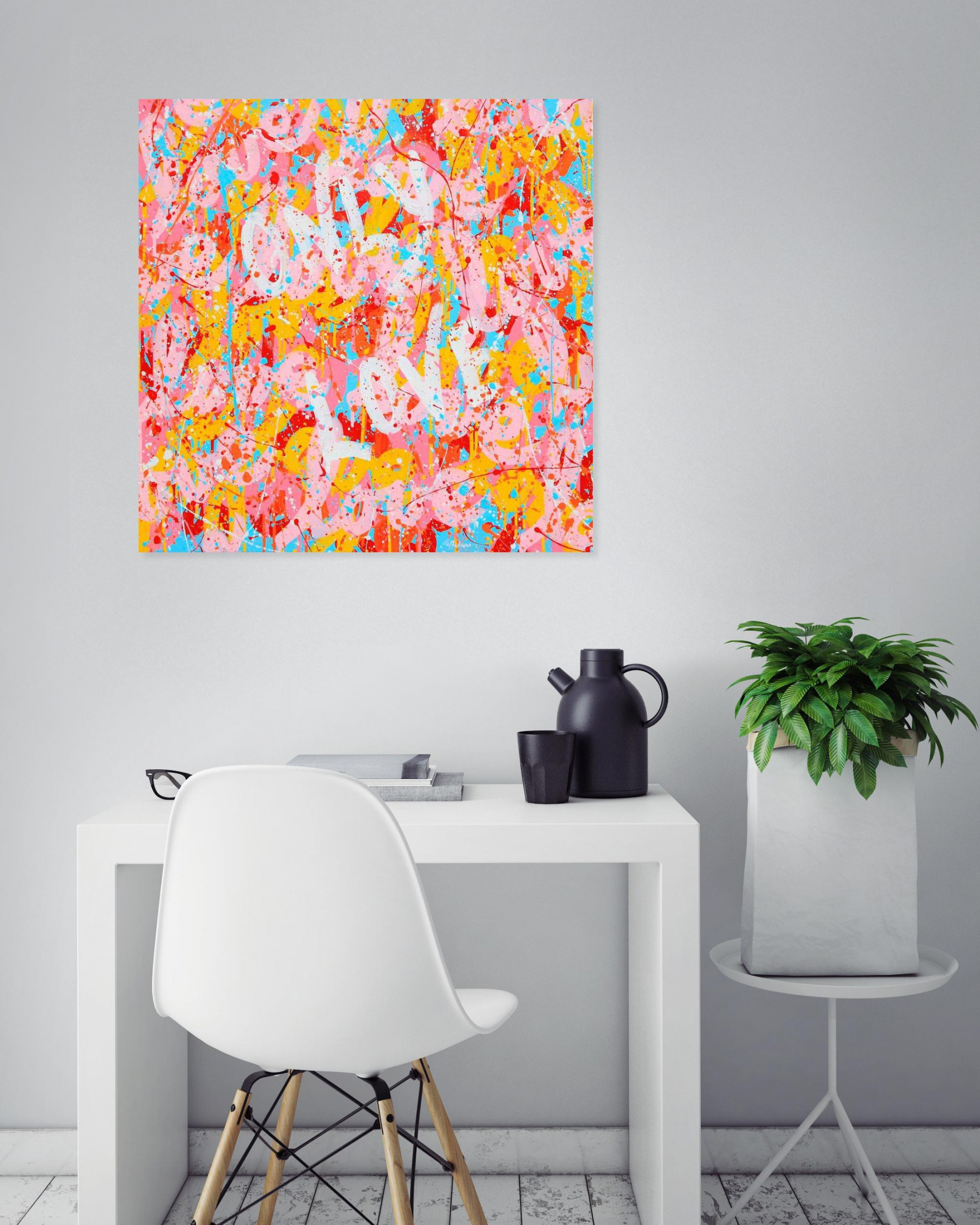 Isabelle Pelletane, Only love 2, painting - Artalistic online contemporary art buying and selling gallery