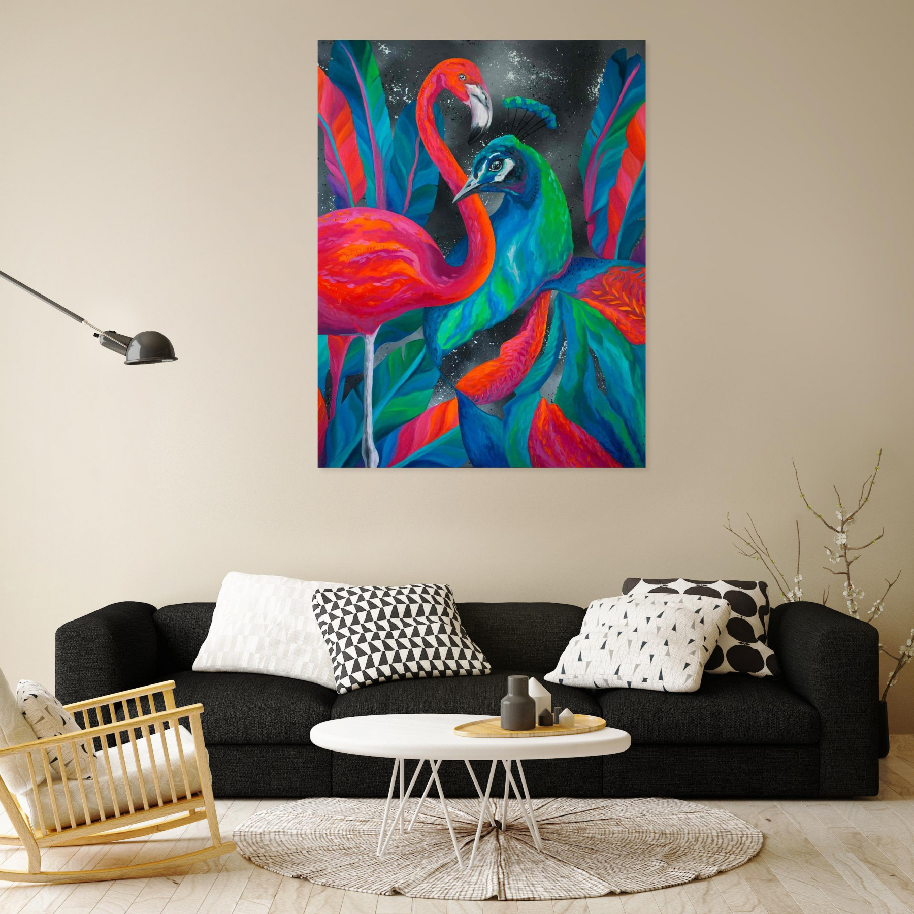 Monika Mrowiec, Dancing in the garden, painting - Artalistic online contemporary art buying and selling gallery