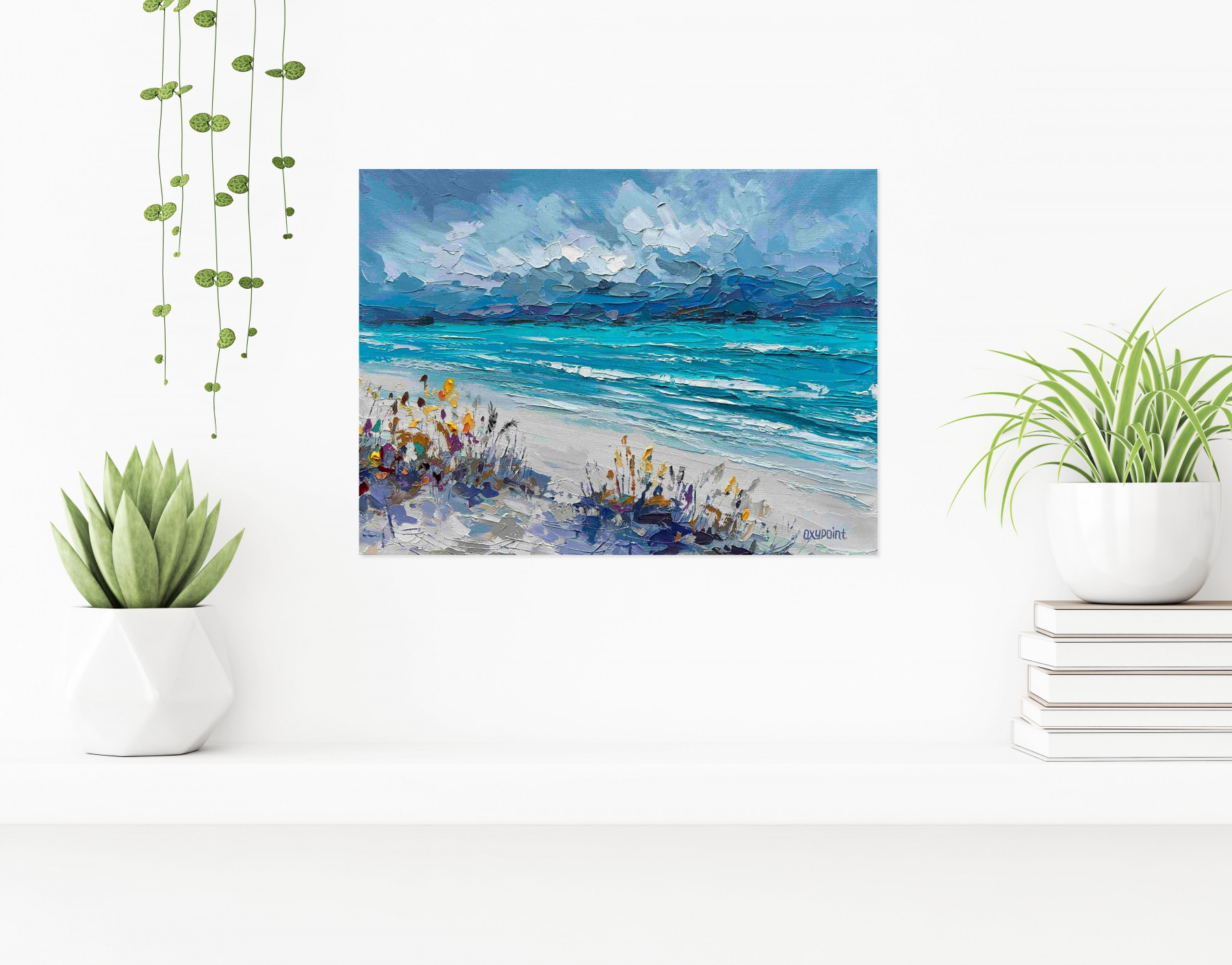 Oxypoint, Wild beach, painting - Artalistic online contemporary art buying and selling gallery