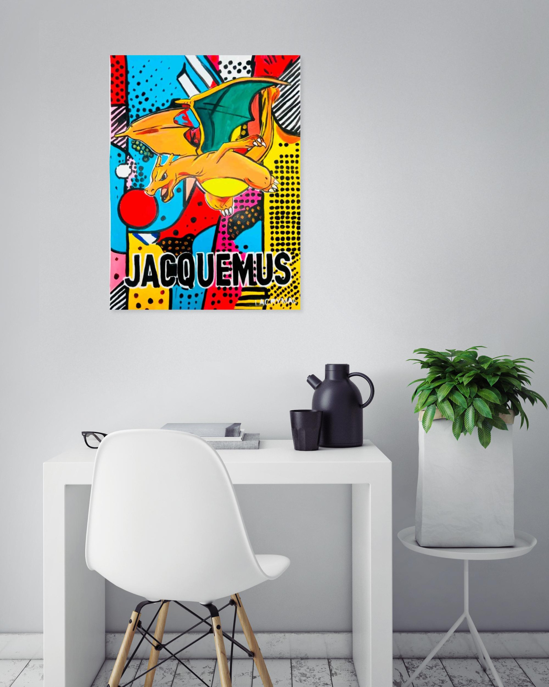 Lacrymal, Fashion dragon, painting - Artalistic online contemporary art buying and selling gallery