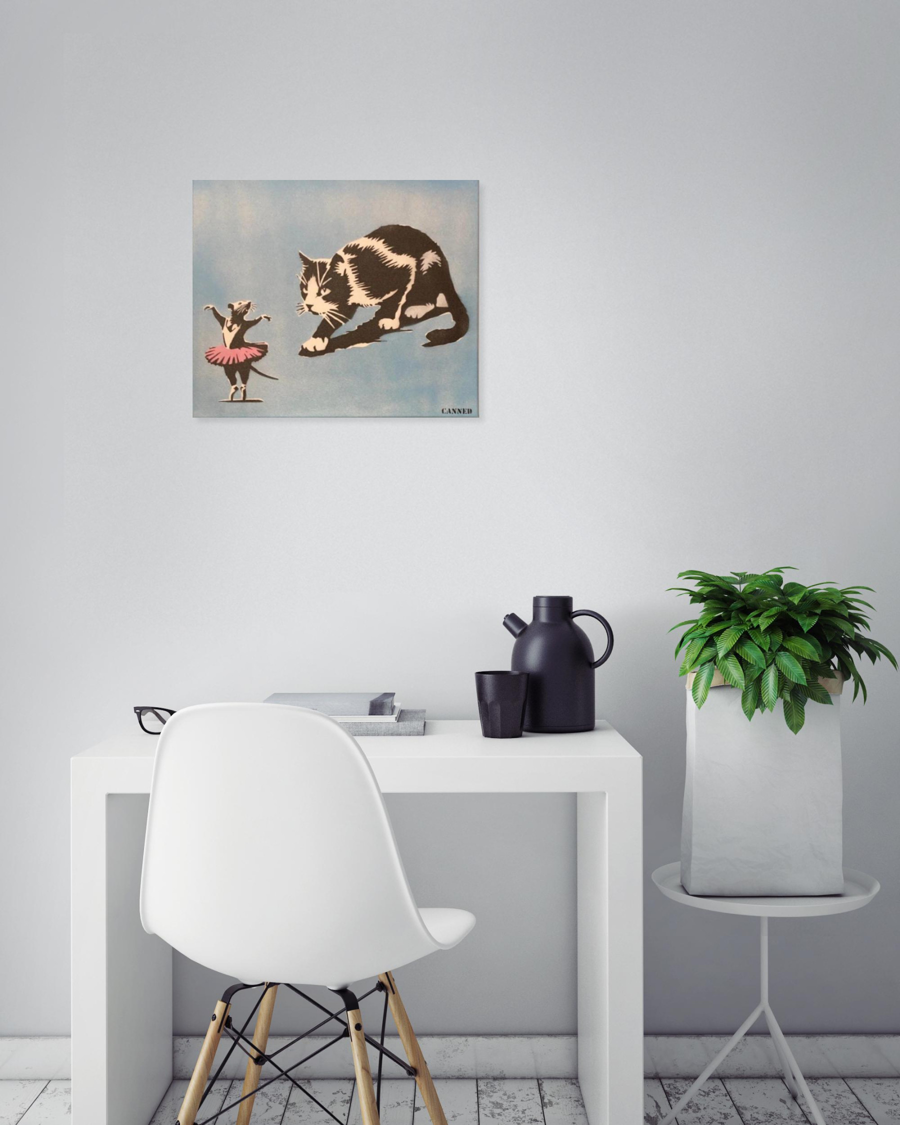 Canned, The last dance, painting - Artalistic online contemporary art buying and selling gallery
