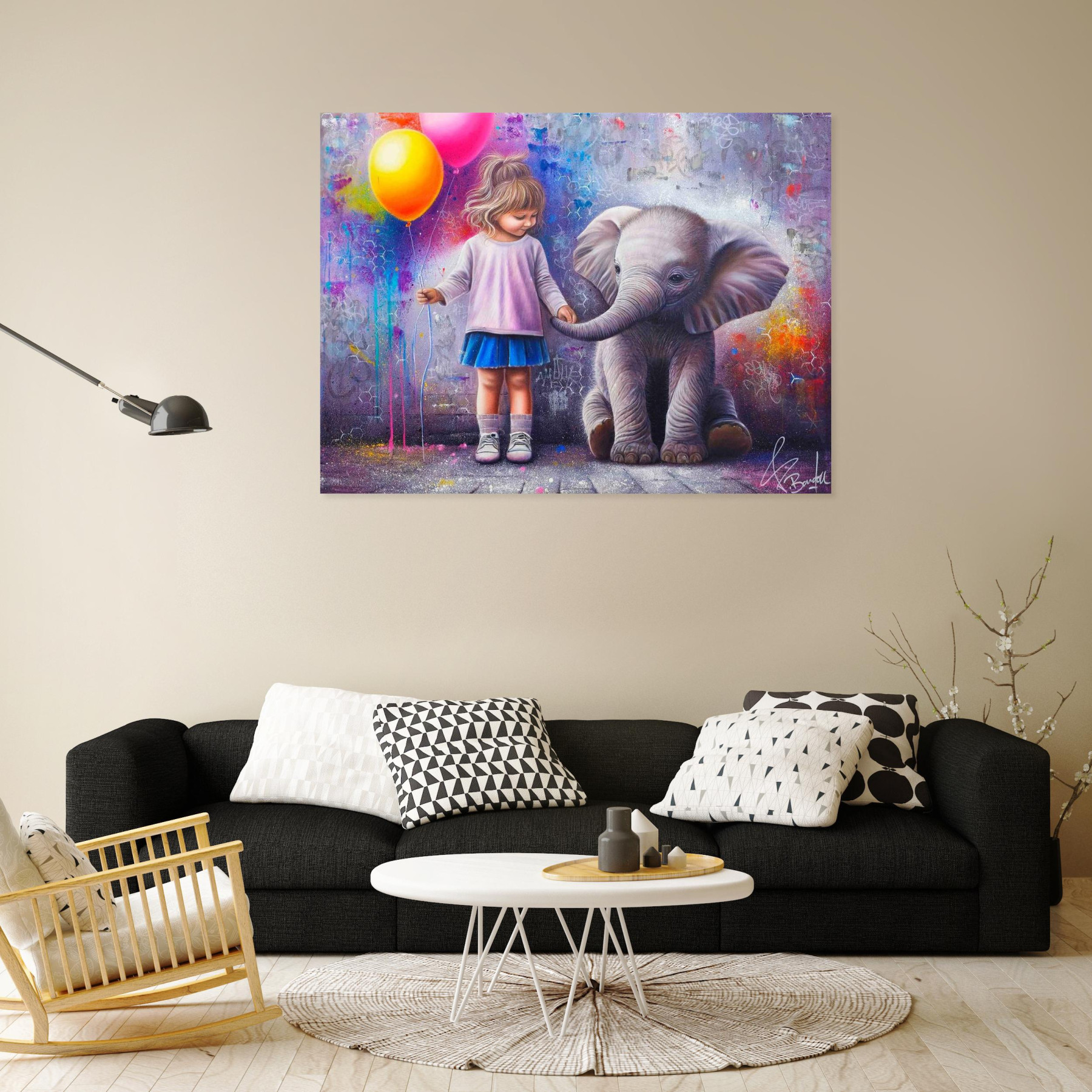 Vincent Bardou, Un monde à deux, painting - Artalistic online contemporary art buying and selling gallery