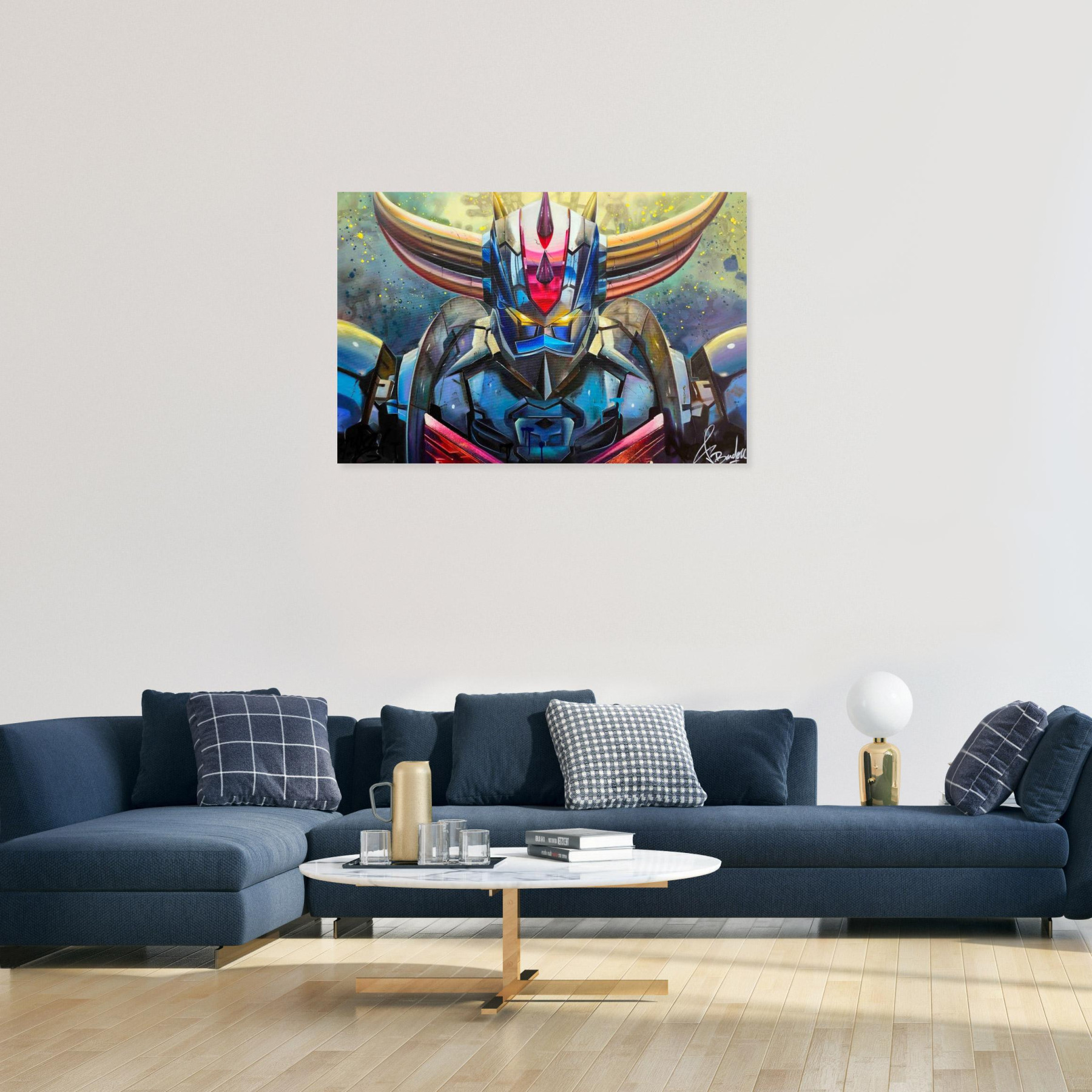 Vincent Bardou, Goldorak, painting - Artalistic online contemporary art buying and selling gallery