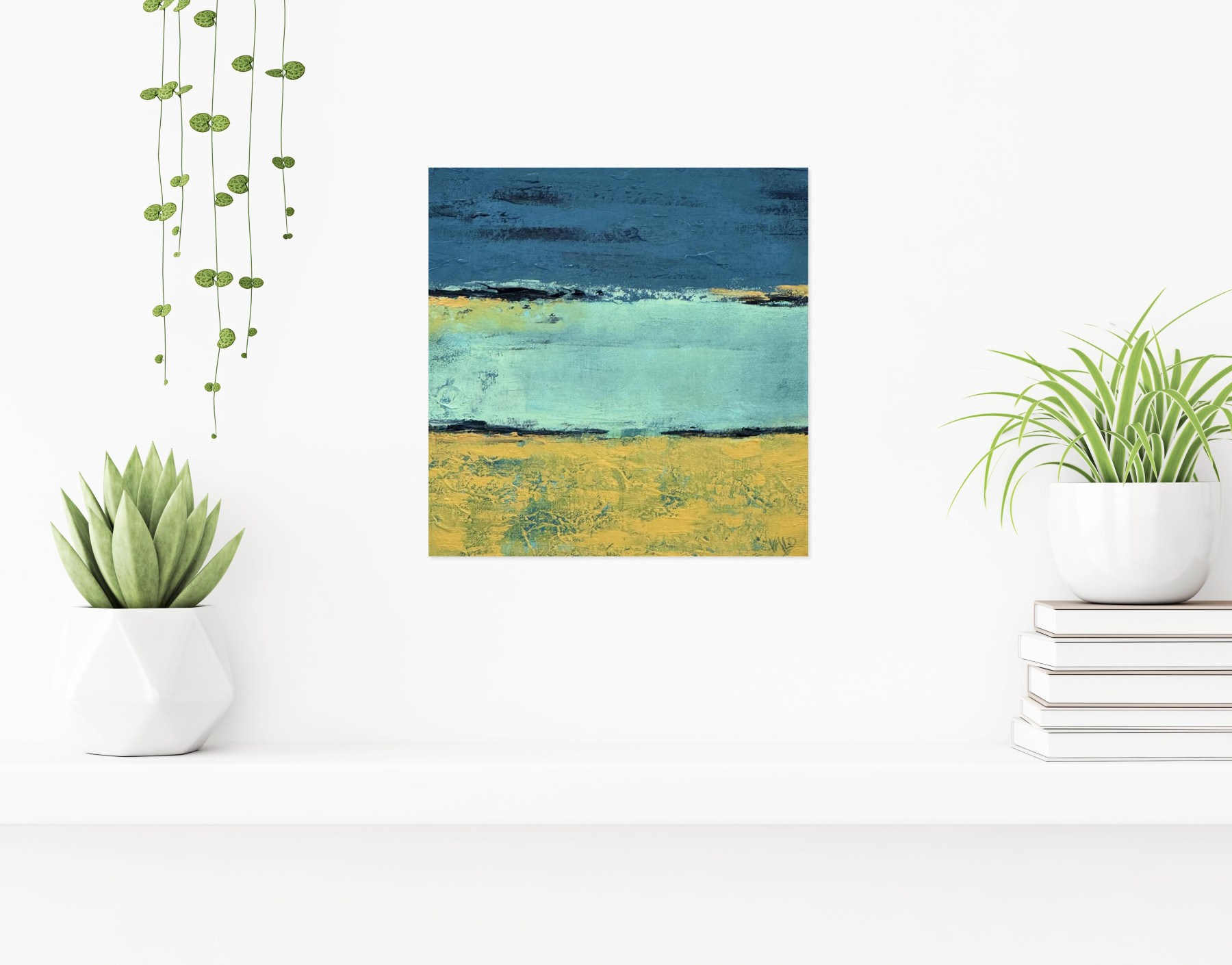 Vald, Entre Terre et Azur, painting - Artalistic online contemporary art buying and selling gallery