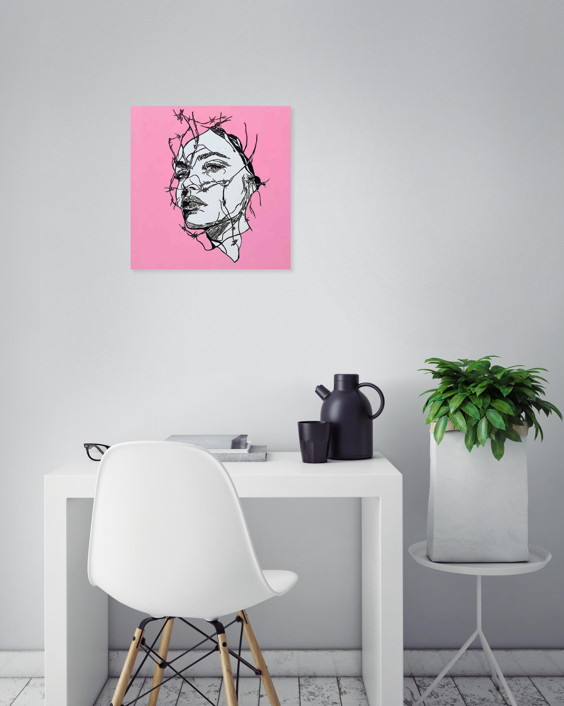 Chroma, Prisonnière de la lumière, painting - Artalistic online contemporary art buying and selling gallery