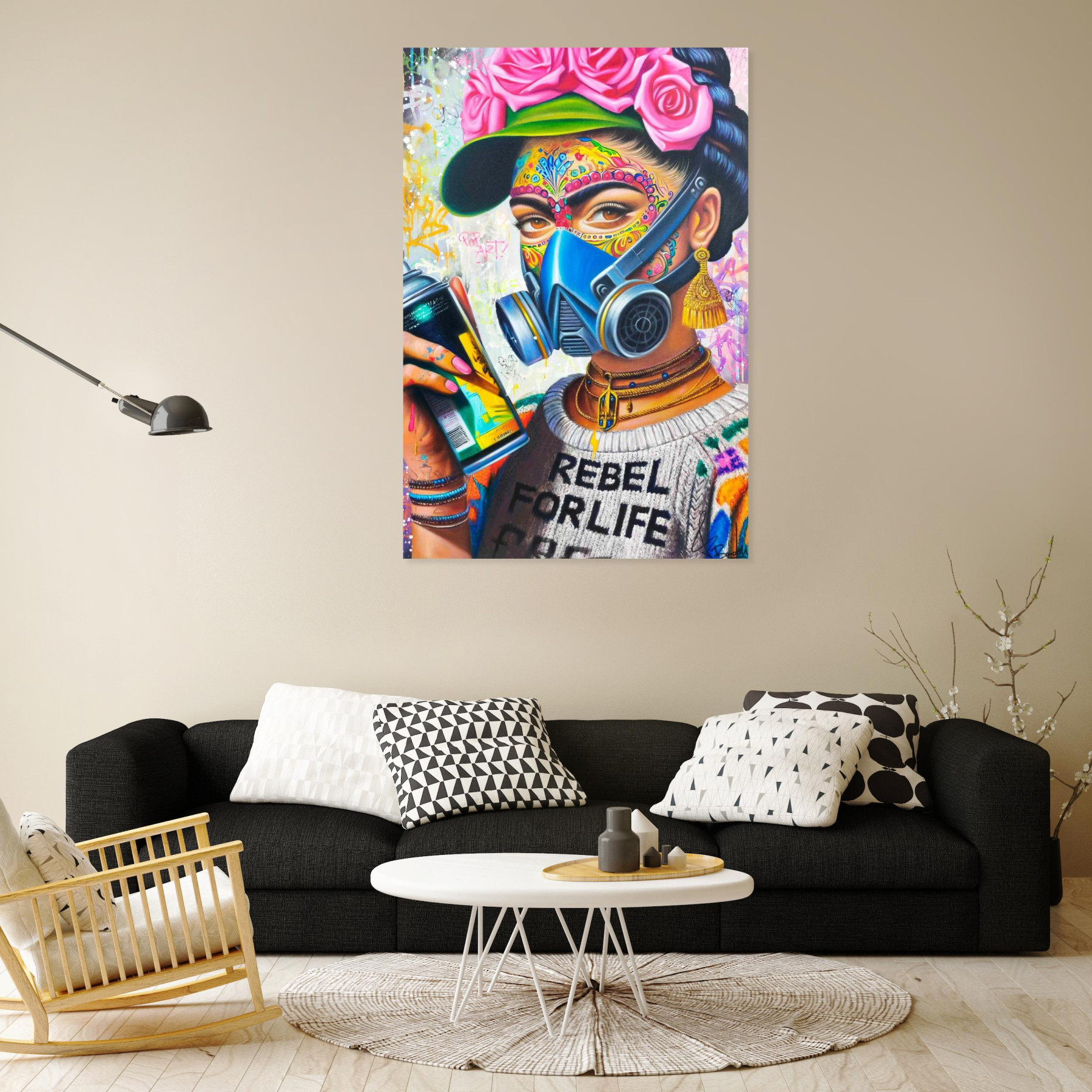 Vincent Bardou, Frida Kahlo, painting - Artalistic online contemporary art buying and selling gallery